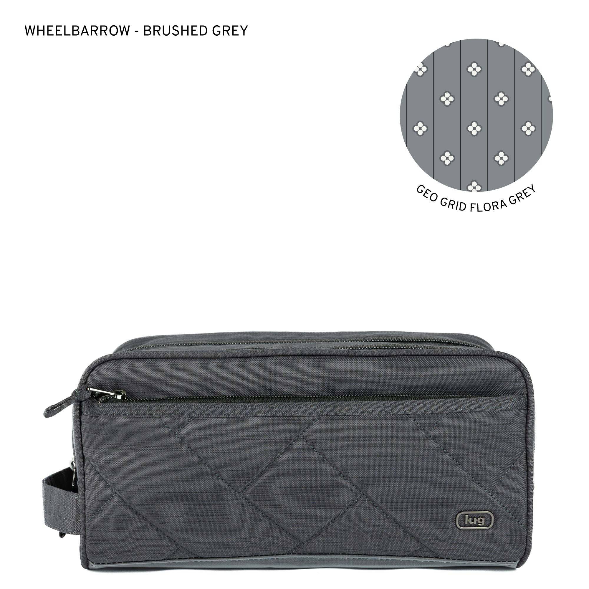 Wheelbarrow Brushed Dopp Kit - BRUSHED GREY - 24381_Wheelbarrow_BrushedGrey_Angle_01