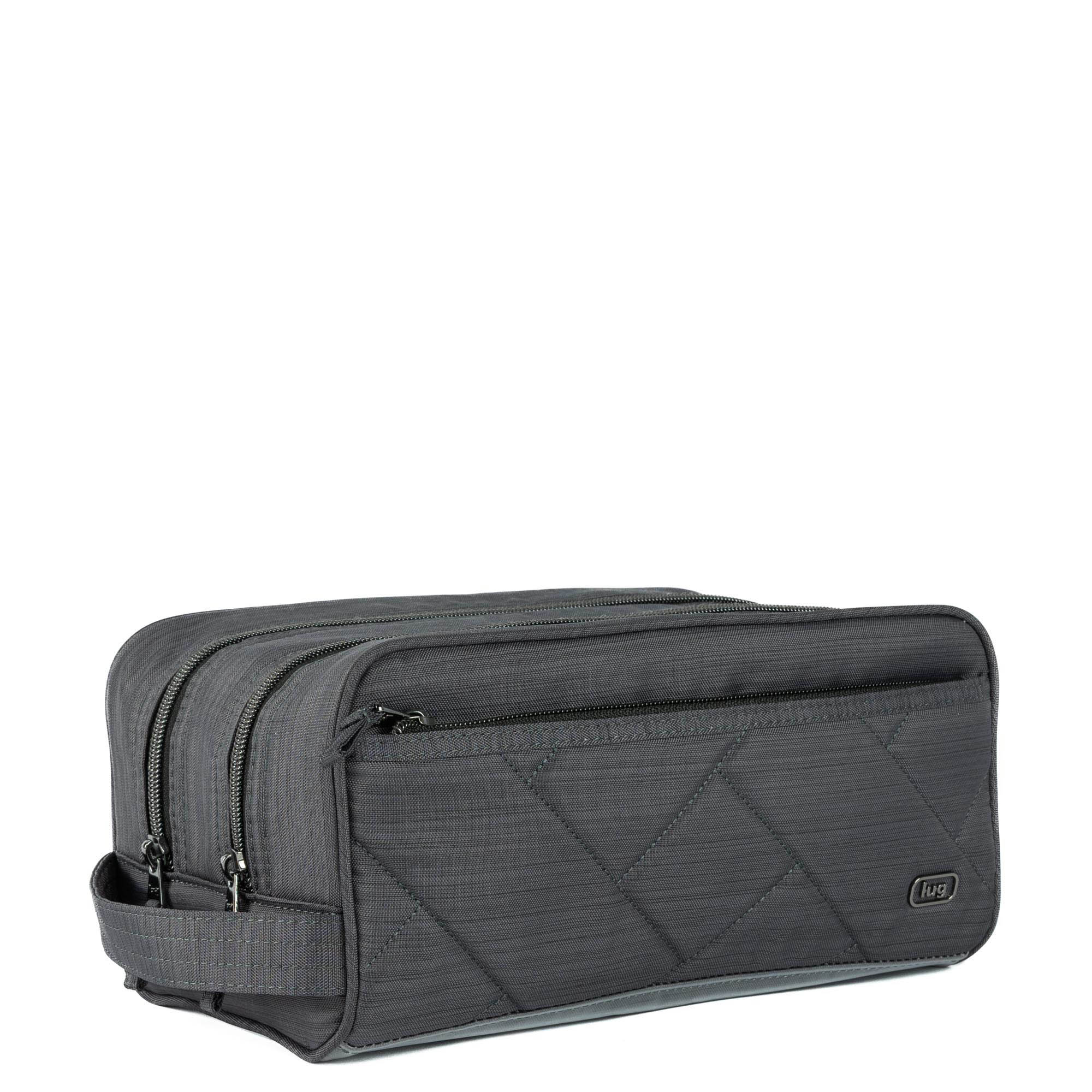 Wheelbarrow Brushed Dopp Kit - BRUSHED GREY - 24381_Wheelbarrow_BrushedGrey_Angle_02