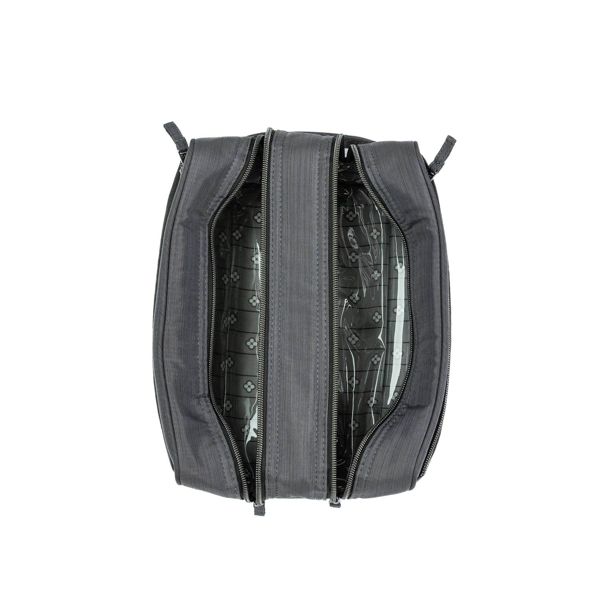 Wheelbarrow Brushed Dopp Kit - BRUSHED GREY - 24381_Wheelbarrow_BrushedGrey_Angle_05