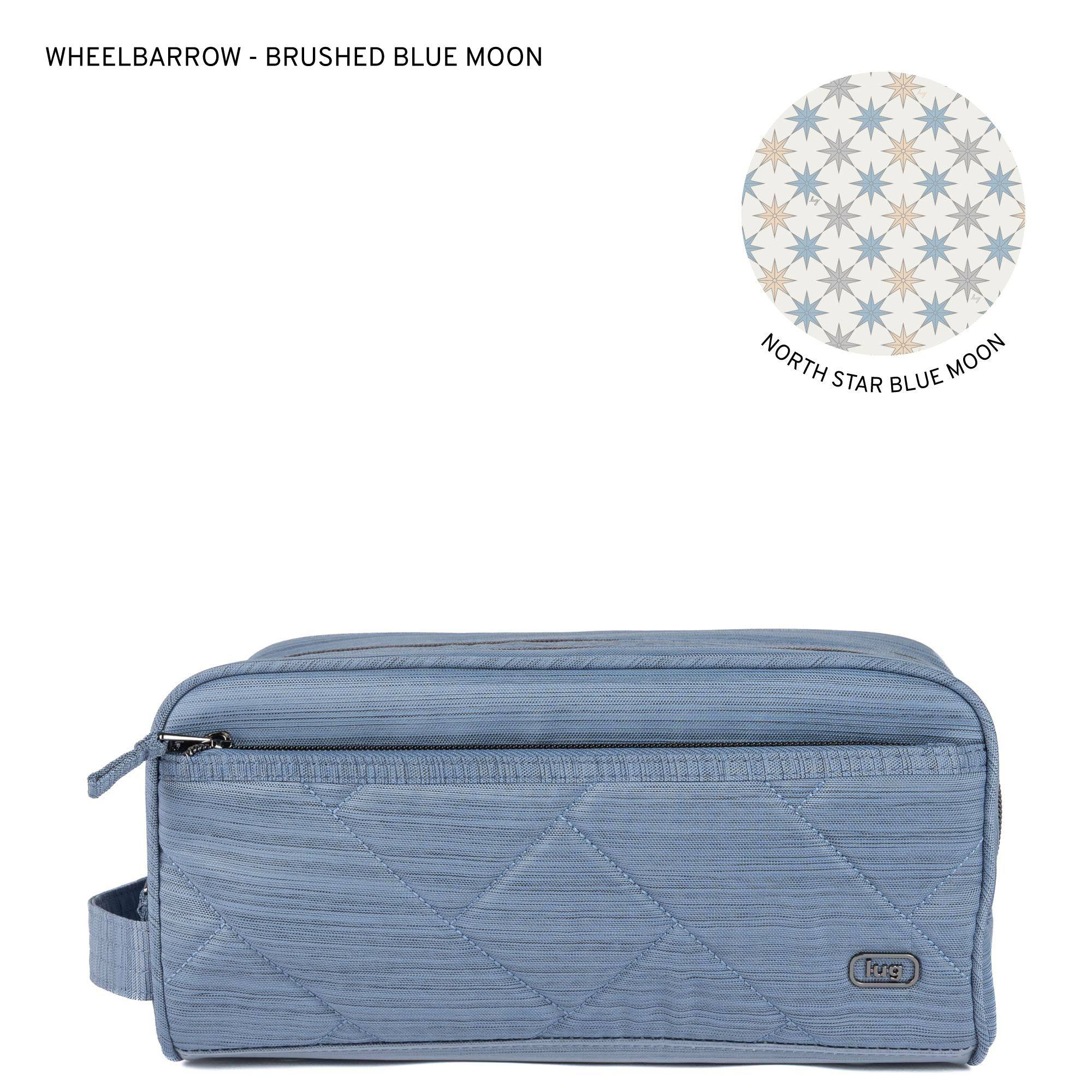 Wheelbarrow Brushed Dopp Kit - BRUSHED BLUE MOON - 24382_Wheelbarrow_BrushedBlueMoon_Angle_01