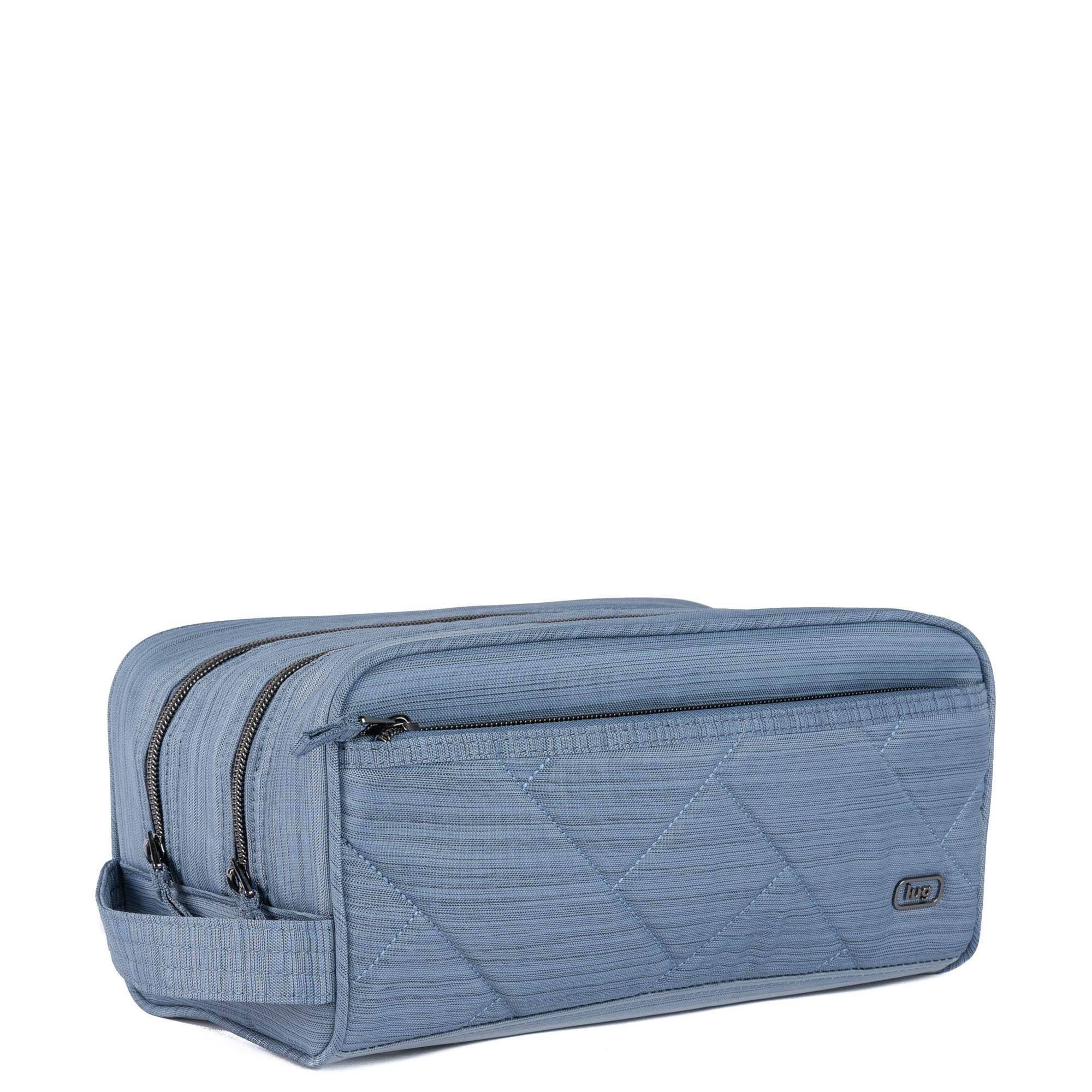 Wheelbarrow Brushed Dopp Kit - BRUSHED BLUE MOON - 24382_Wheelbarrow_BrushedBlueMoon_Angle_02