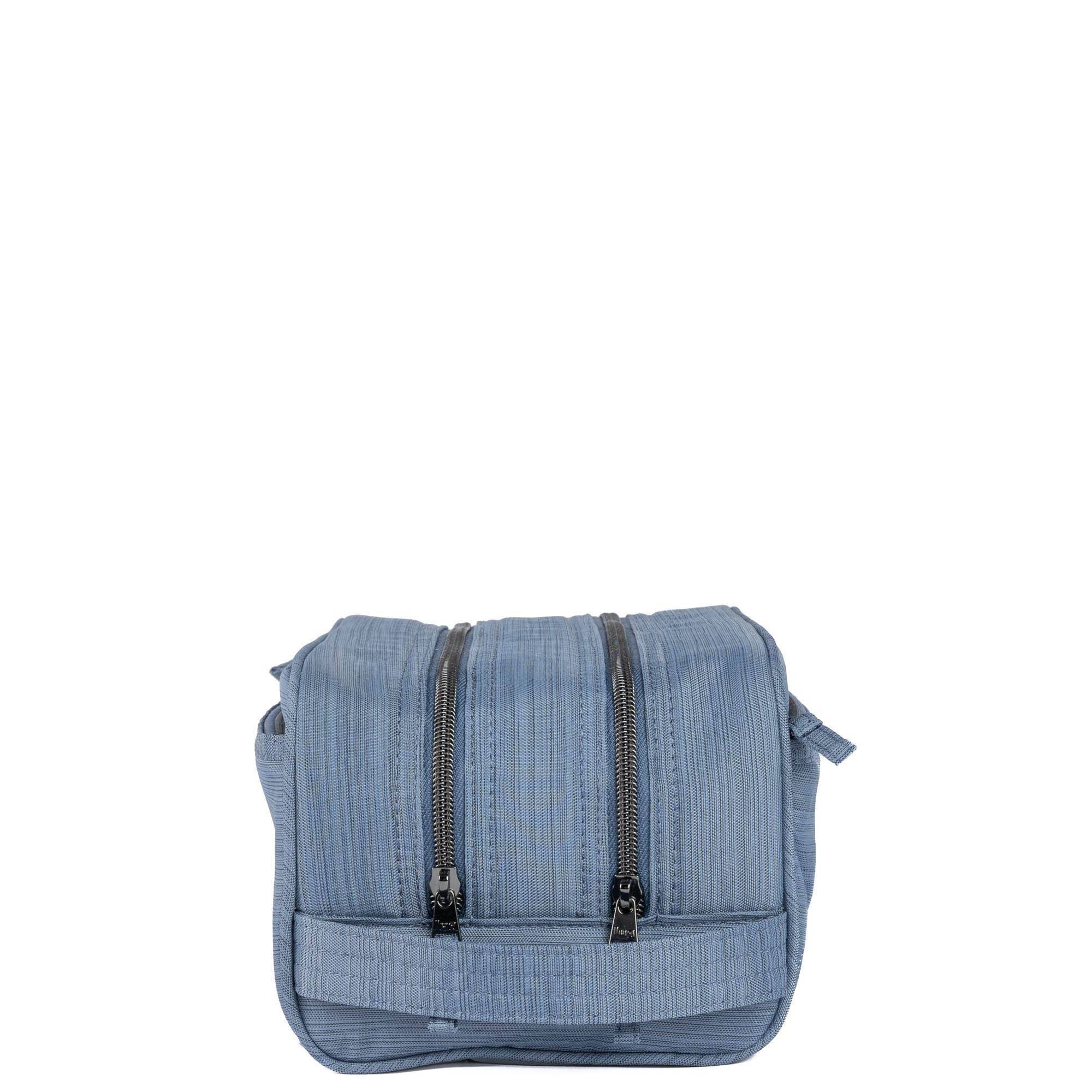 Wheelbarrow Brushed Dopp Kit - BRUSHED BLUE MOON - 24382_Wheelbarrow_BrushedBlueMoon_Angle_03