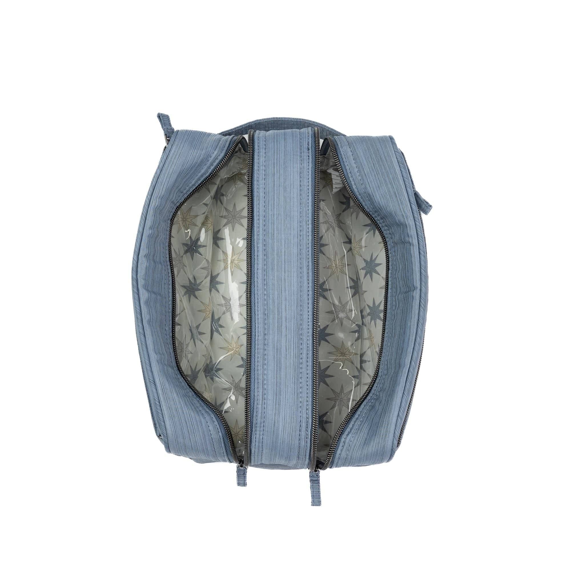 Wheelbarrow Brushed Dopp Kit - BRUSHED BLUE MOON - 24382_Wheelbarrow_BrushedBlueMoon_Angle_05