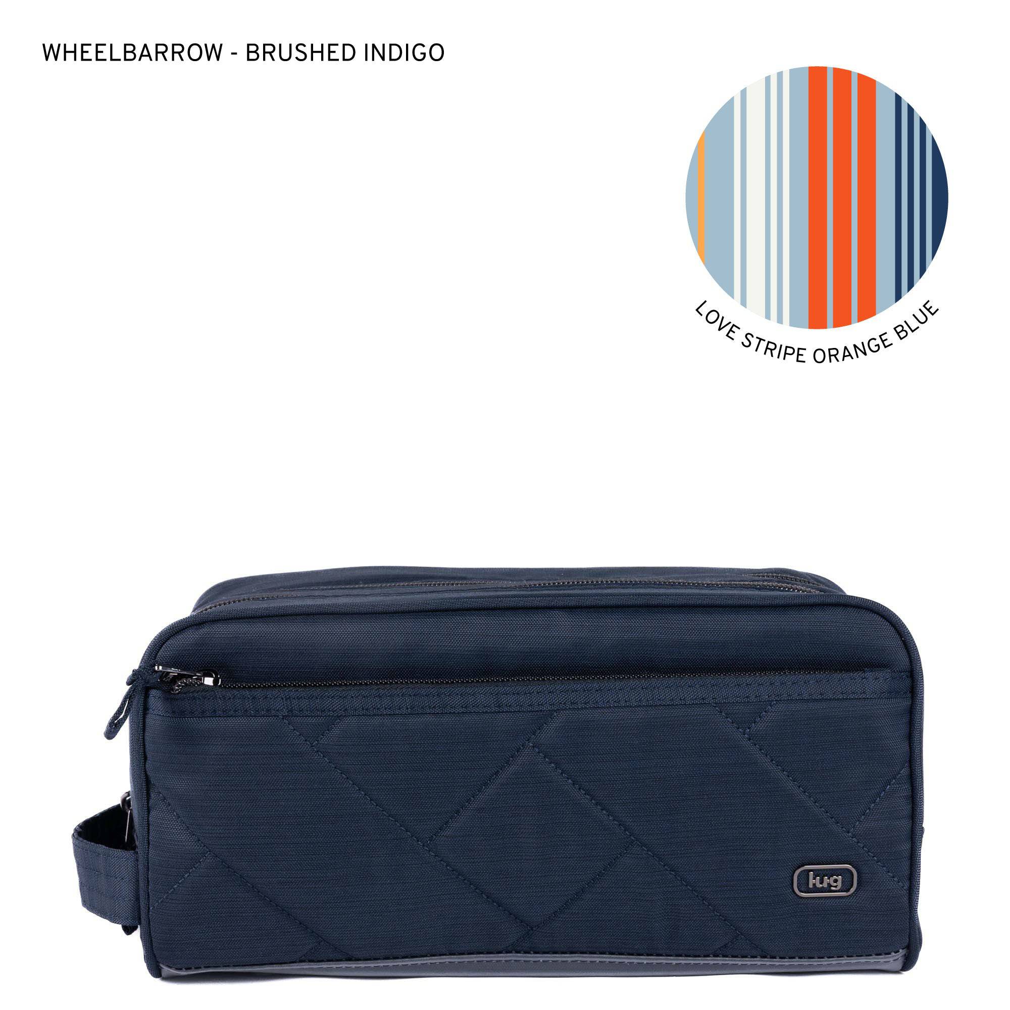 Wheelbarrow Brushed Dopp Kit - BRUSHED INDIGO - 24384_Wheelbarrow_BrushedIndigo_Angle_01