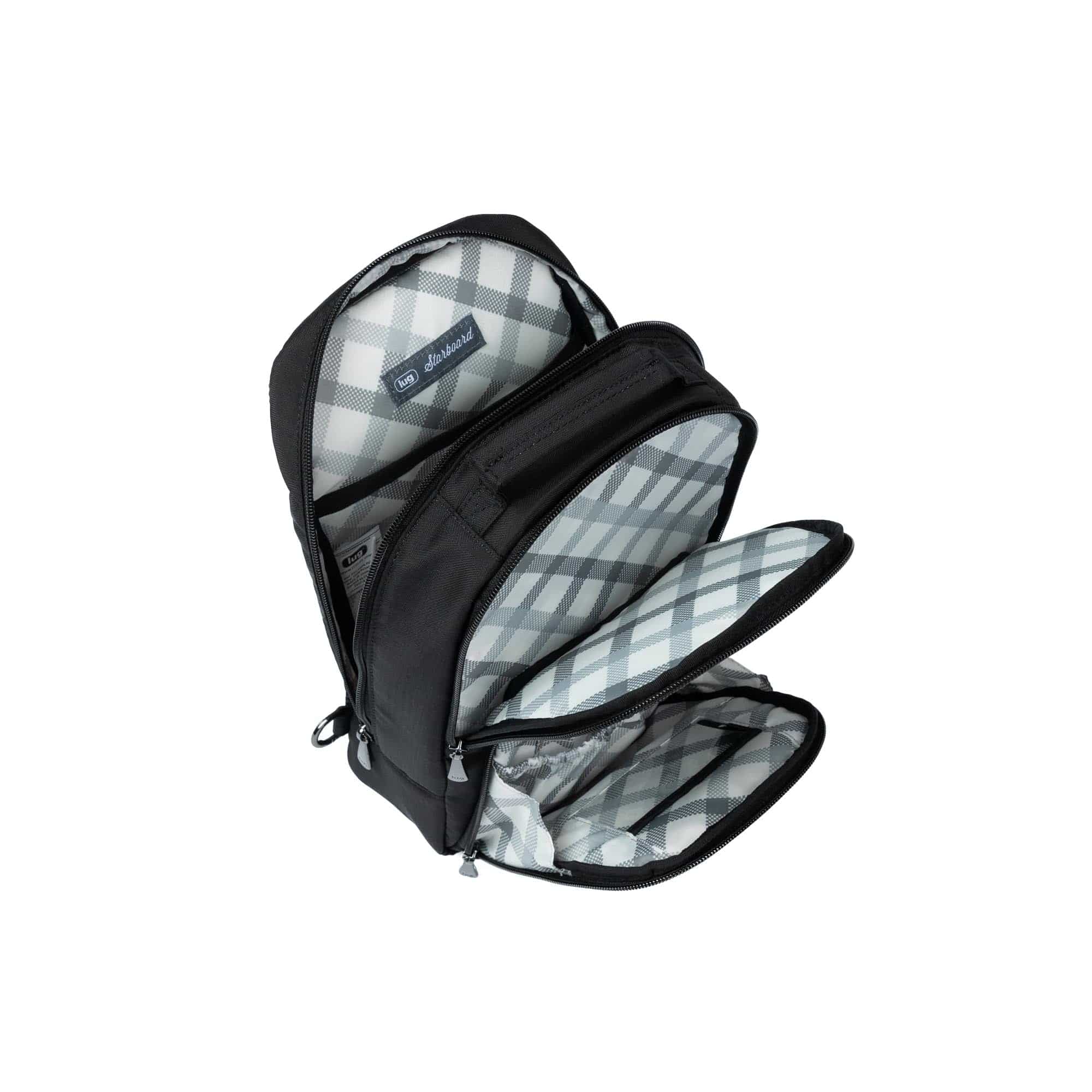 Starboard Brushed Sling Bag - BRUSHED BLACK - 24386_Starboard_BrushedBlack_Angle_05