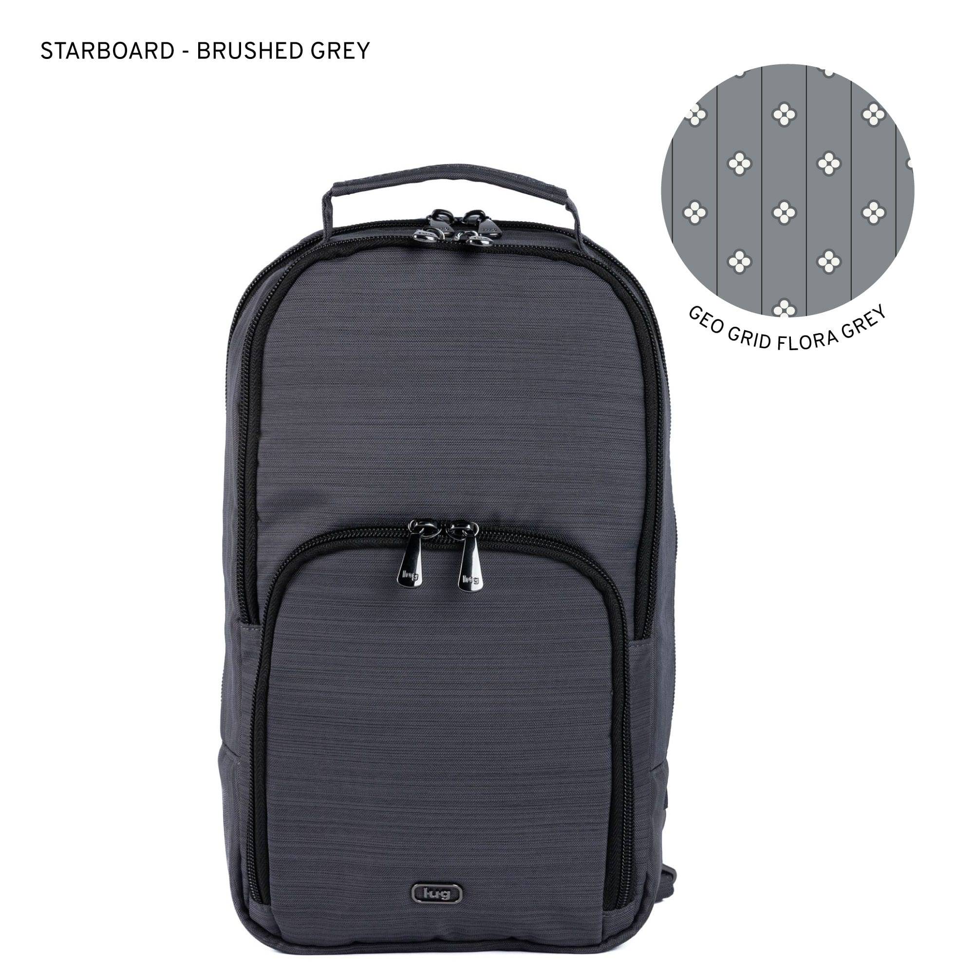 Starboard Brushed Sling Bag - BRUSHED GREY - 24387_Starboard_BrushedGrey_Angle_01