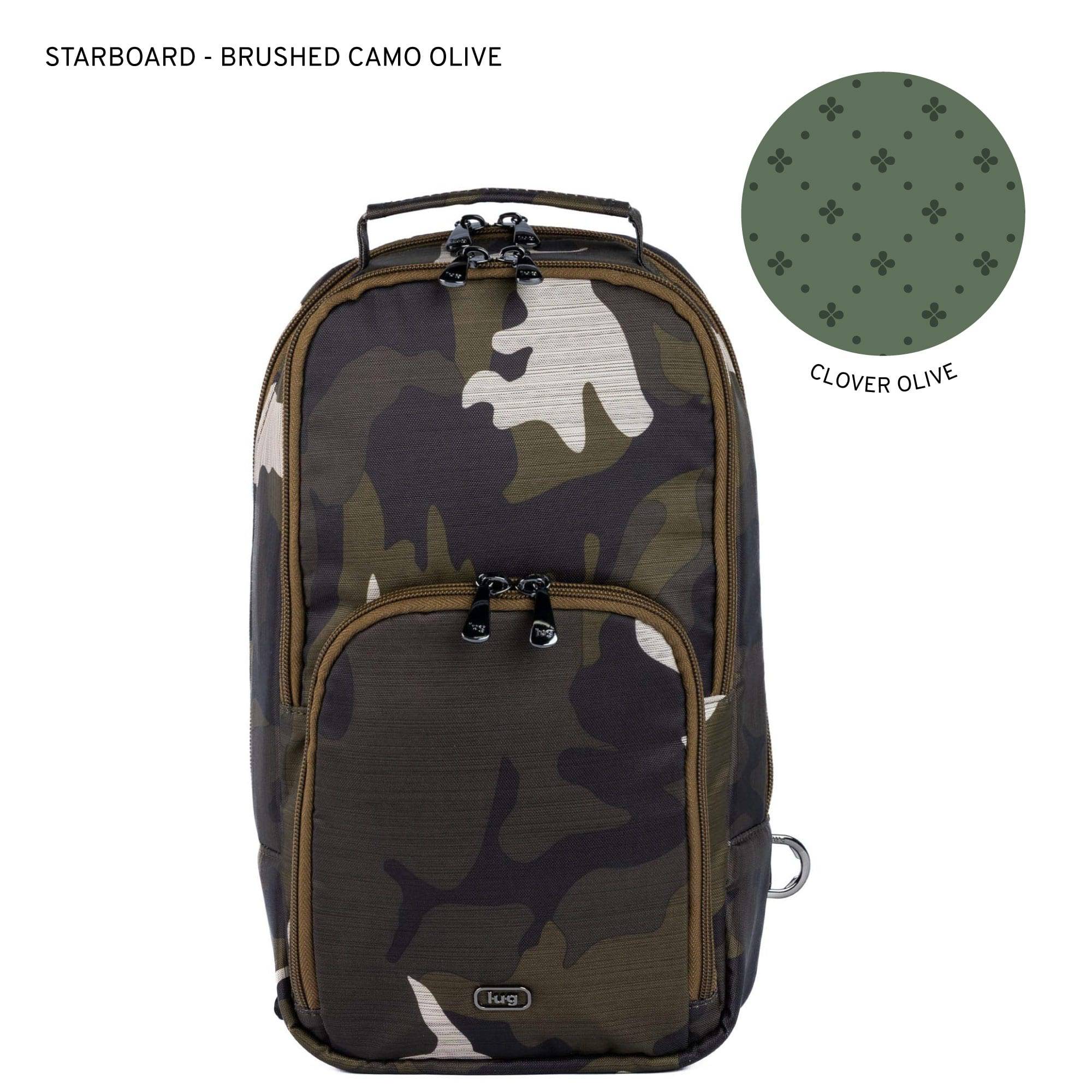 Starboard Brushed Sling Bag - BRUSHED CAMO OLIVE - 24389_Starboard_BrushedCamoOlive_Angle_01