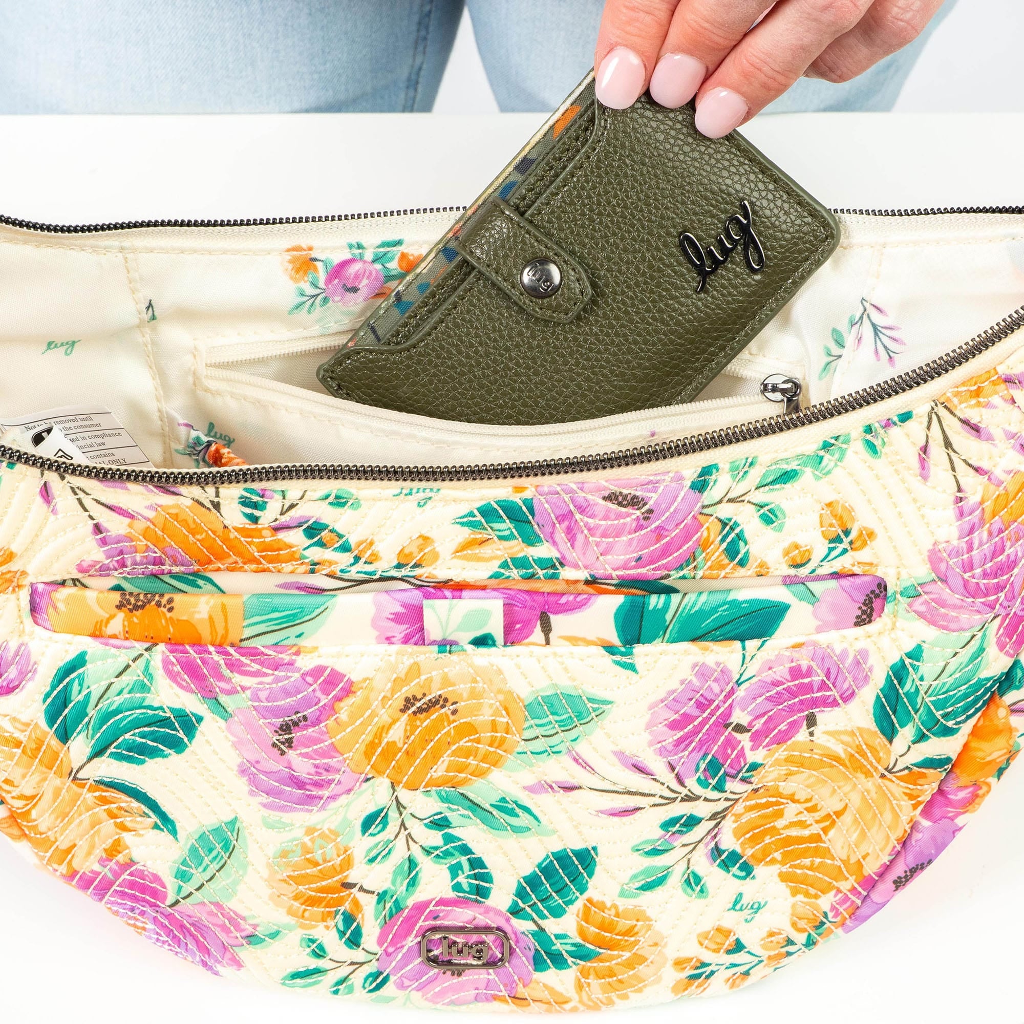 Swish Crossbody Bag - - 24391_Swish_CottageBlooms_Lifestyle_04_00714b51-d9f2-4690-b59d-a356ef763f5b