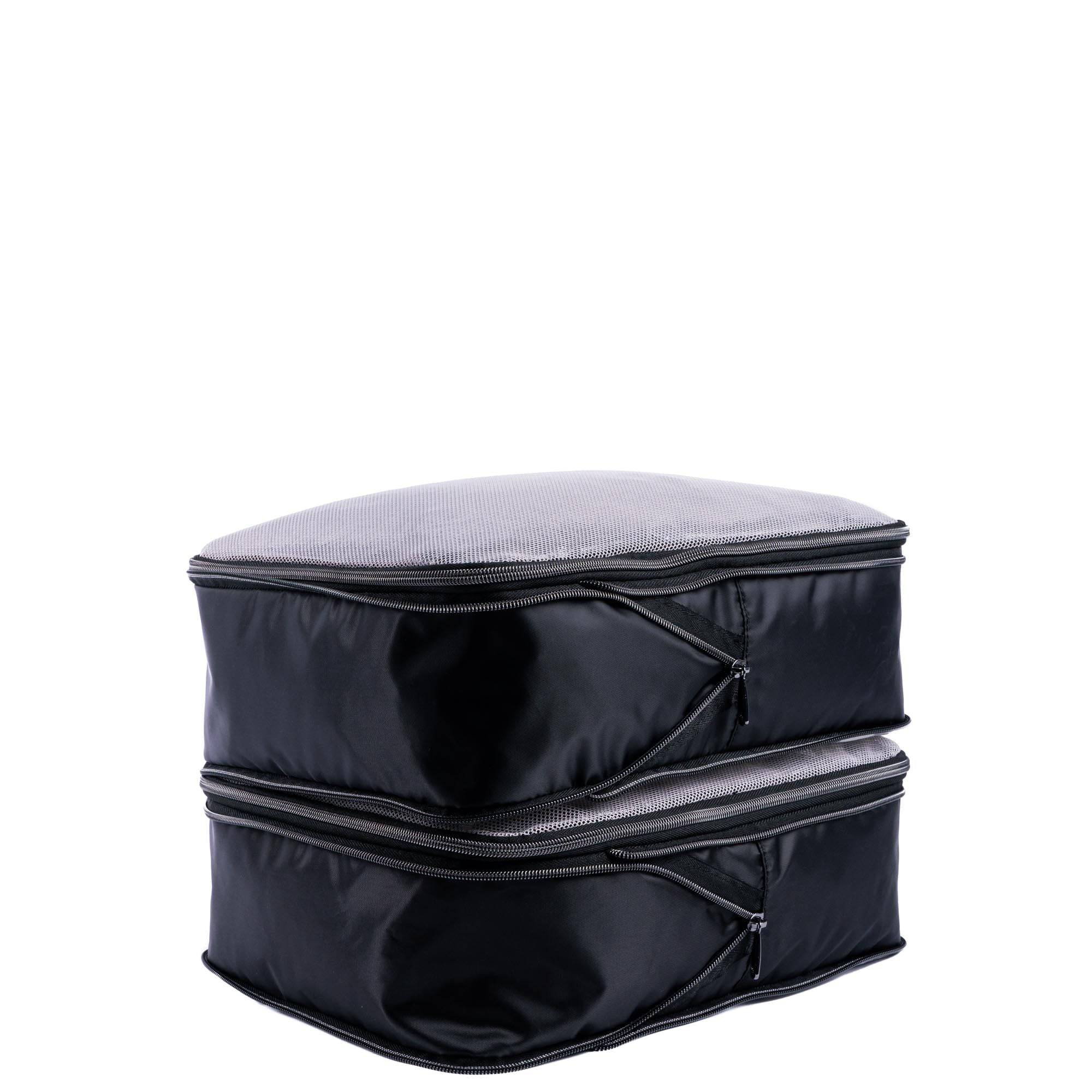 Cargo 2pc Medium Compression Cubes - CHECKERED PLAID GREY - 24398_Cargo2pc_MedCompressionCubes_CheckeredPlaidGrey_Angle_02