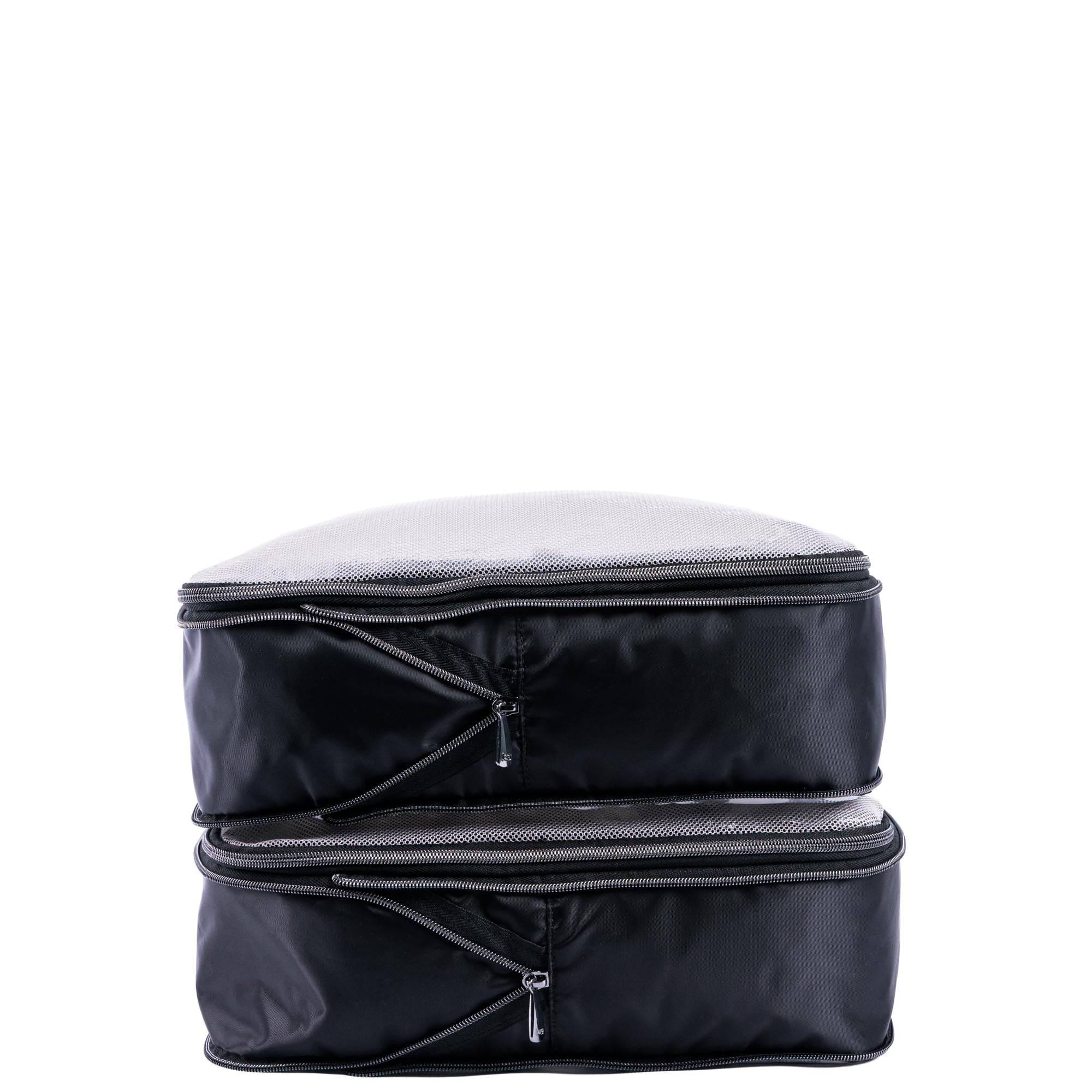 Cargo 2pc Medium Compression Cubes - CHECKERED PLAID GREY - 24398_Cargo2pc_MedCompressionCubes_CheckeredPlaidGrey_Angle_03