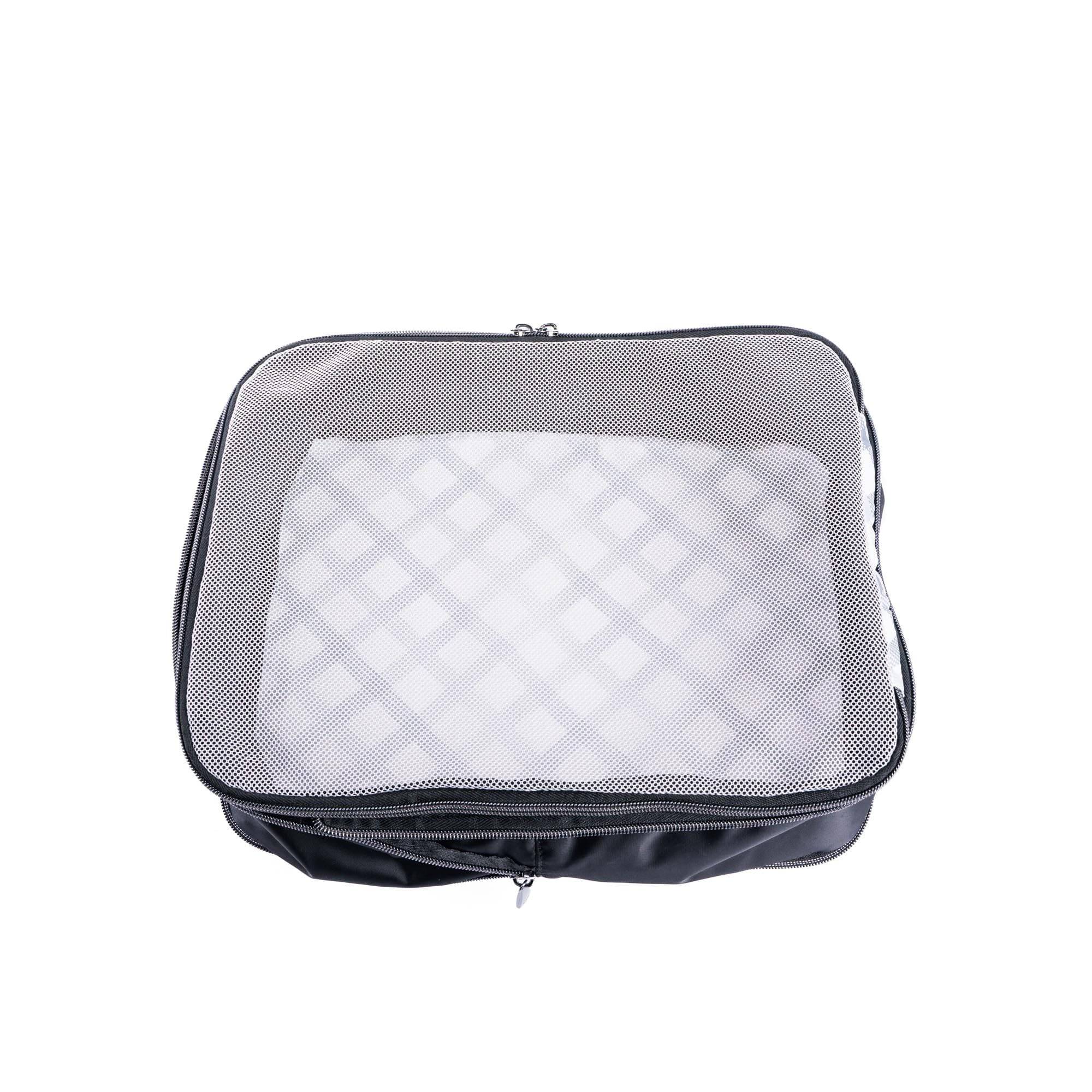 Cargo 2pc Medium Compression Cubes - CHECKERED PLAID GREY - 24398_Cargo2pc_MedCompressionCubes_CheckeredPlaidGrey_Angle_04