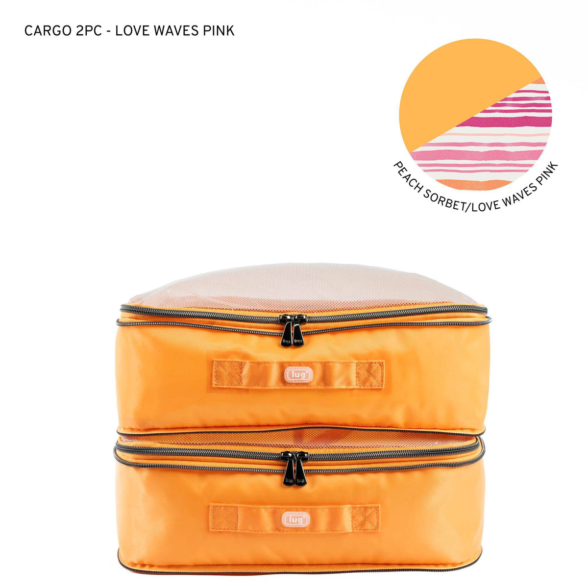 Cargo 2pc Medium Compression Cubes - LOVE WAVES PINK - 24399_Cargo2pc_MedCompressionCubes_LoveWavesPink_Angle_01