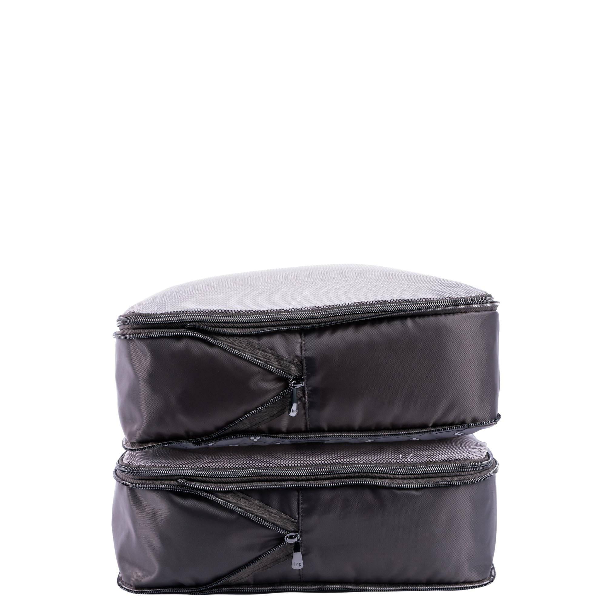 Cargo 2pc Medium Compression Cubes - GEO GRID FLORA GREY - 24401_Cargo2pc_MedCompressionCubes_GeoGridFloraGrey_Angle_03