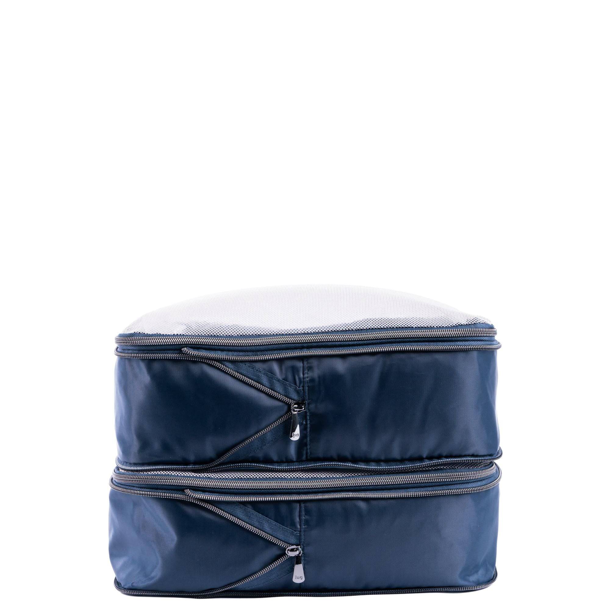 Cargo 2pc Medium Compression Cubes - LOVE STRIPE ORANGE BLUE - 24402_Cargo2pc_MedCompressionCubes_LoveStripeOrangeBlue_Angle_03