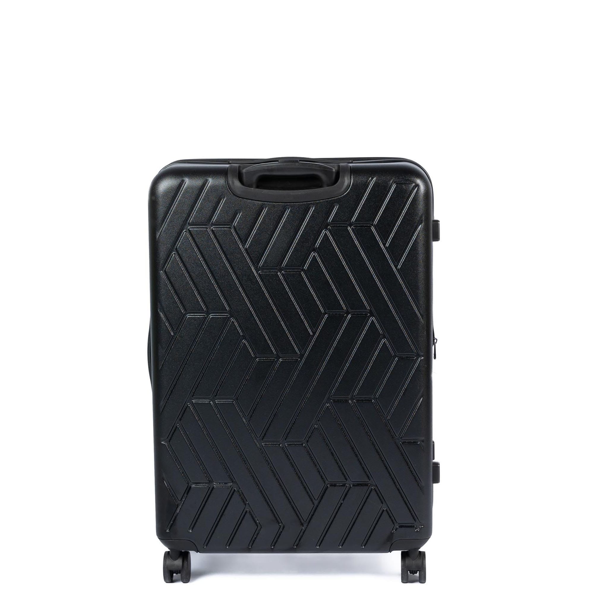 Box Truck Hard Sided Wheelie Checked Bag - BLACK - 24410_Boxtruck_Checked_Black_Angle_04