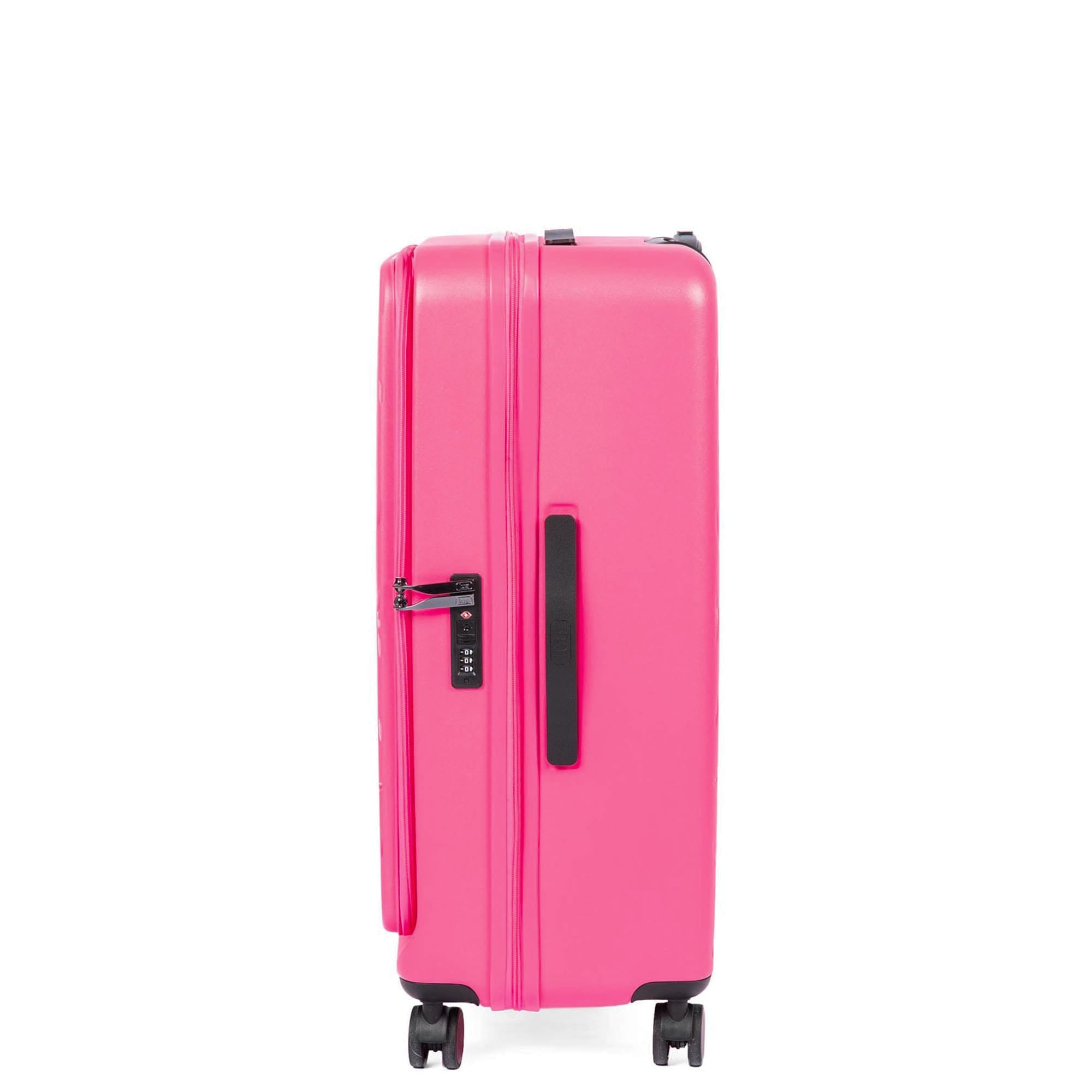 Box Truck Hard Sided Wheelie Checked Bag - MAGENTA - 24411_Boxtruck_Checked_Magenta_Angle_06