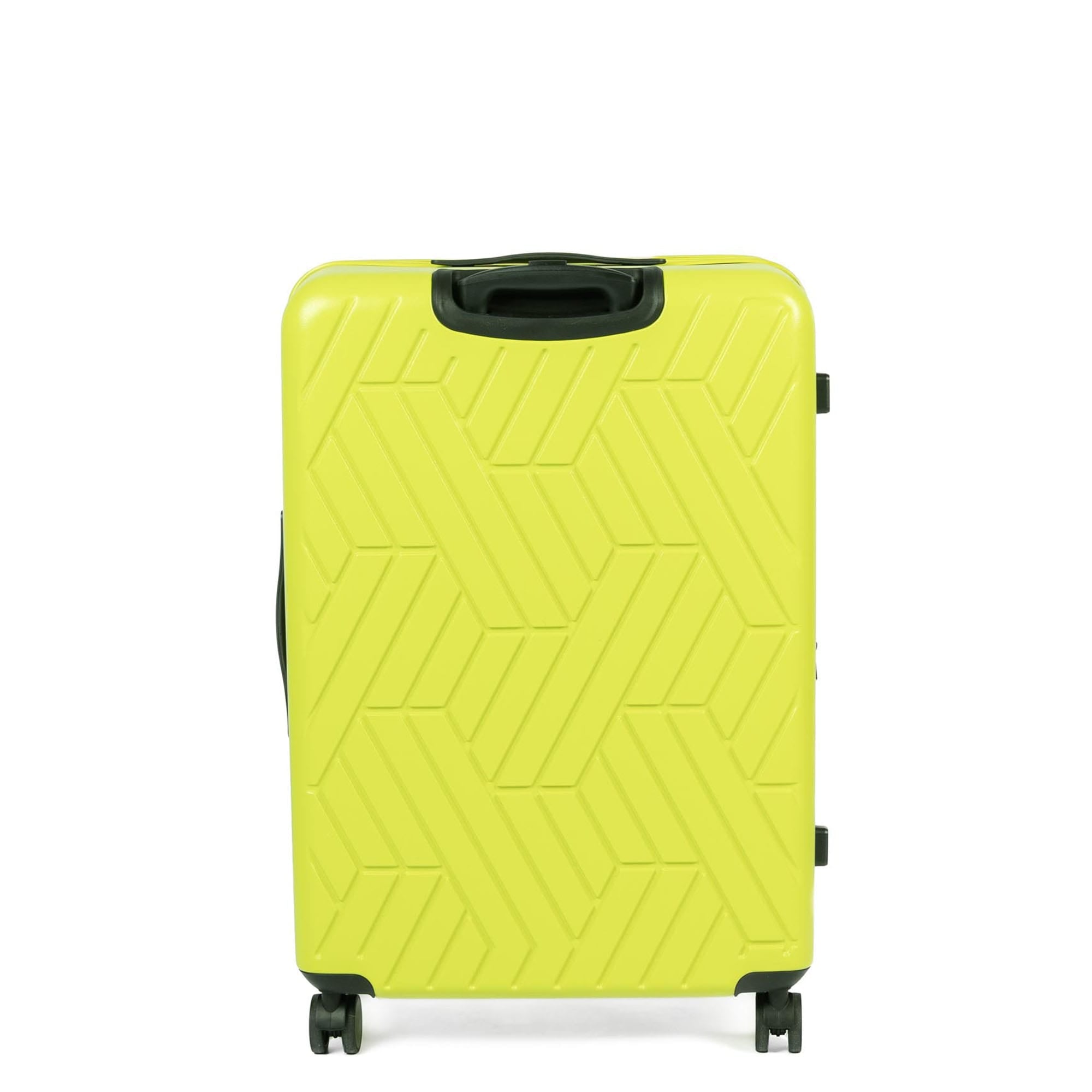 Box Truck Hard Sided Wheelie Checked Bag - LEMON LIME - 24412_Boxtruck_Checked_LemonLime_Angle_04