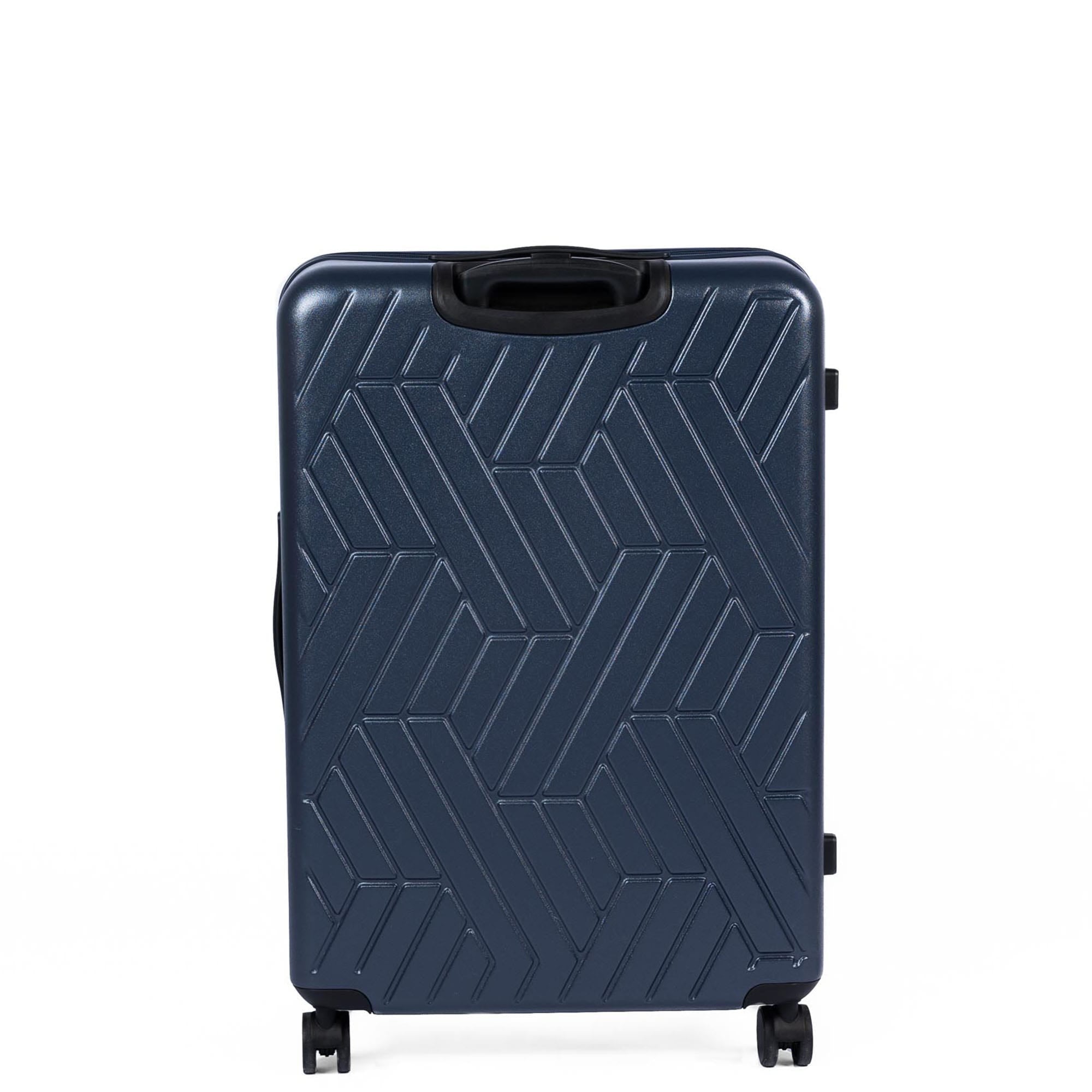 Box Truck Hard Sided Wheelie Checked Bag - INDIGO - 24413_Boxtruck_Checked_Indigo_Angle_04