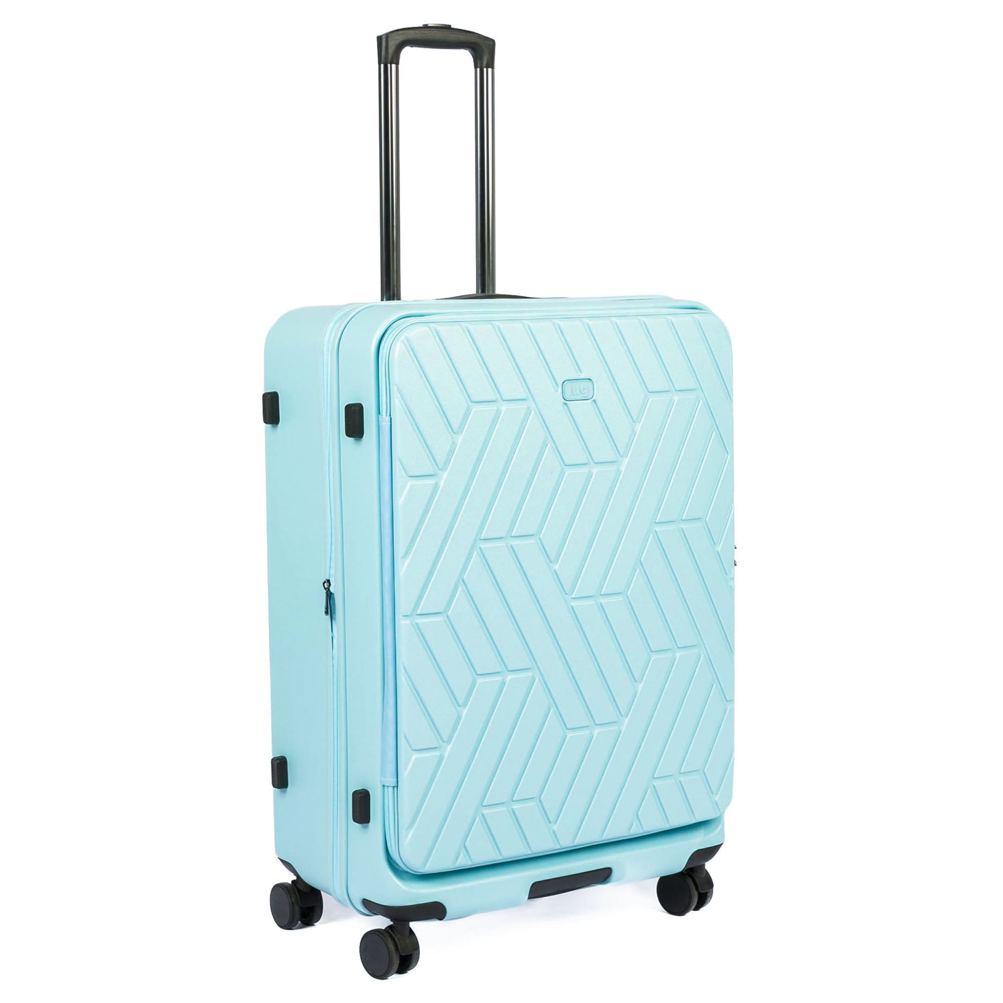 Box Truck Hard Sided Wheelie Checked Bag - AQUAMARINE - 24415_Boxtruck_Checked_Aquamarine_Angle_07_5tzxxi