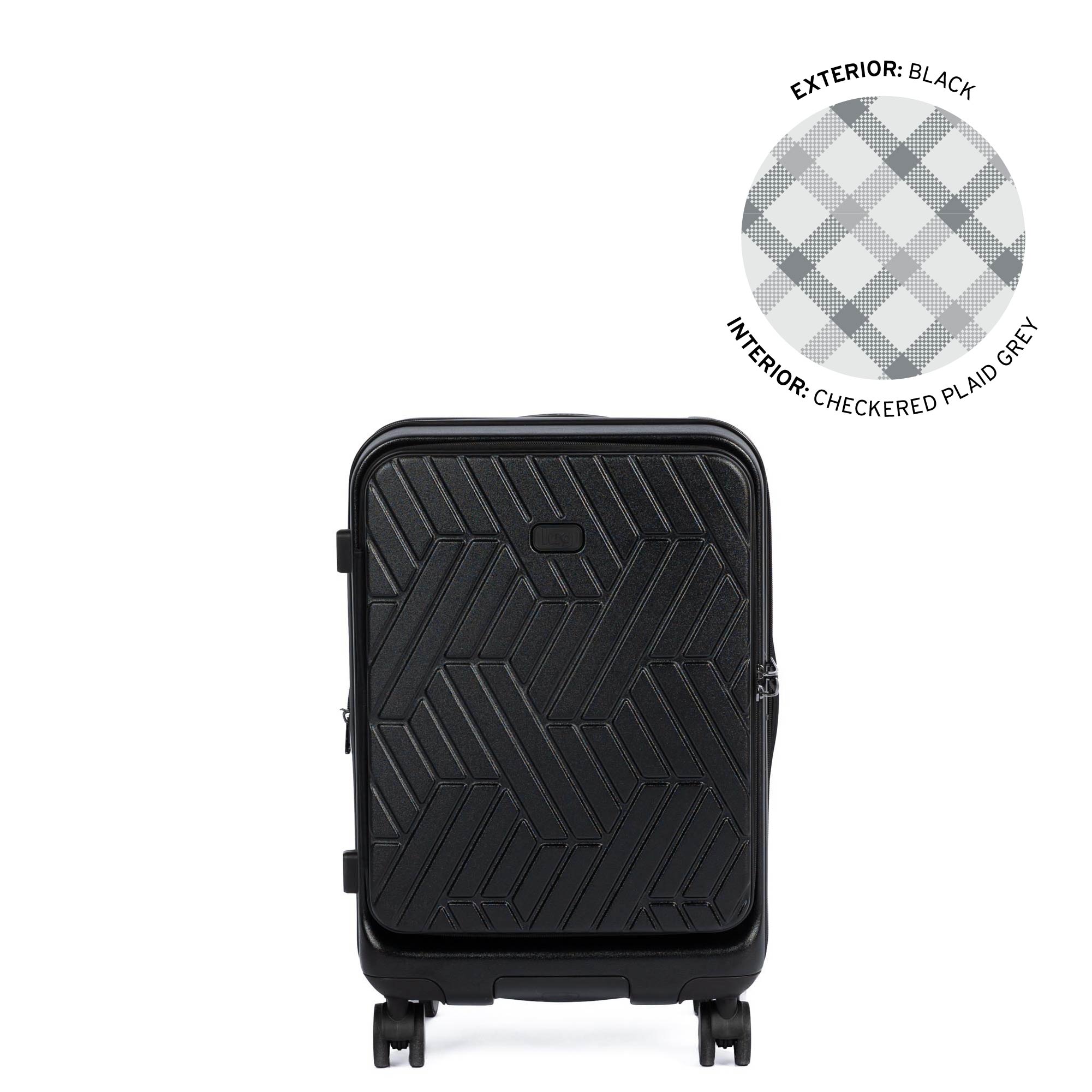 Box Truck Hard Sided Wheelie Carry-On - BLACK - 24417_Boxtruck_CarryOn_Black_Angle_01_bths8v