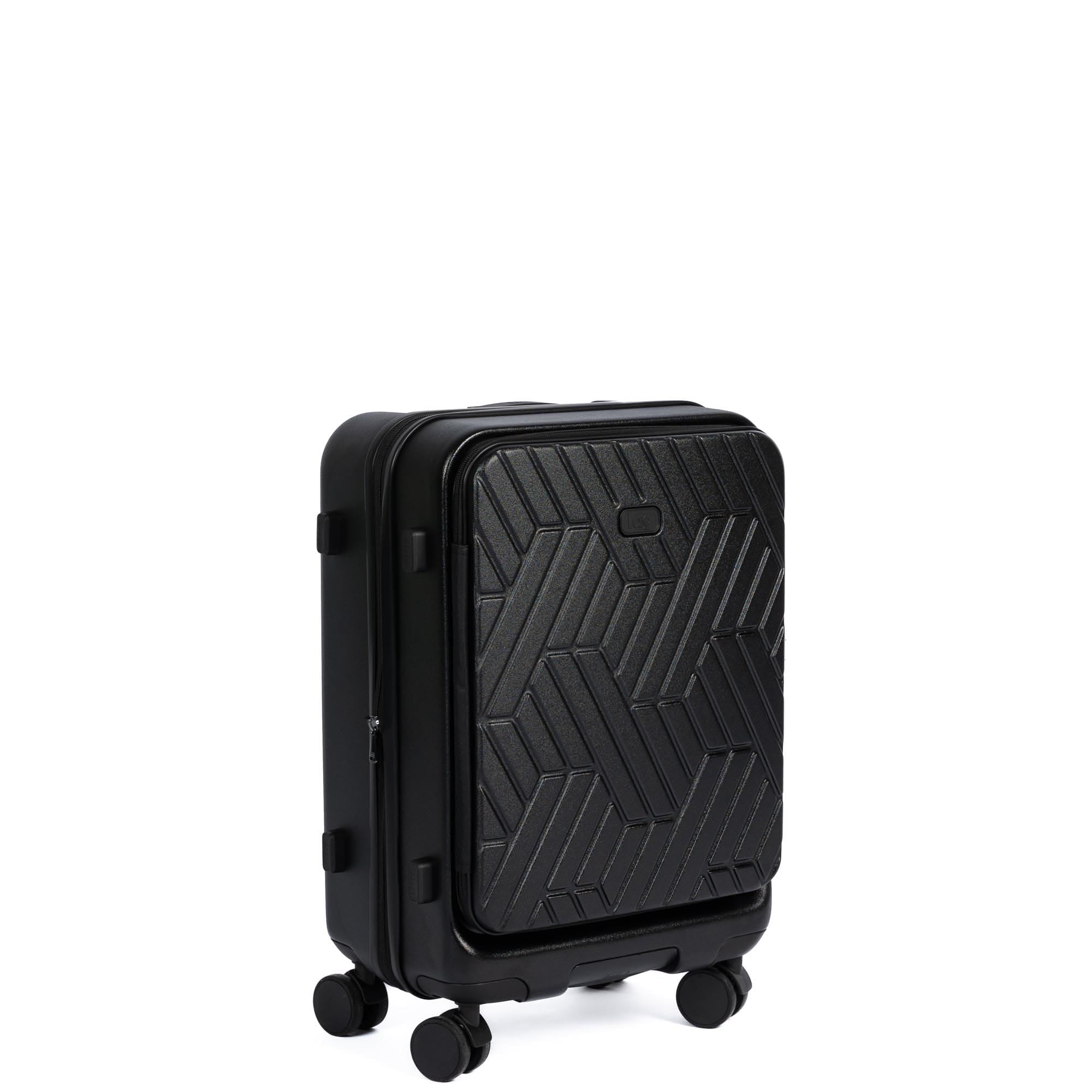 Box Truck Hard Sided Wheelie Carry-On - BLACK - 24417_Boxtruck_CarryOn_Black_Angle_02