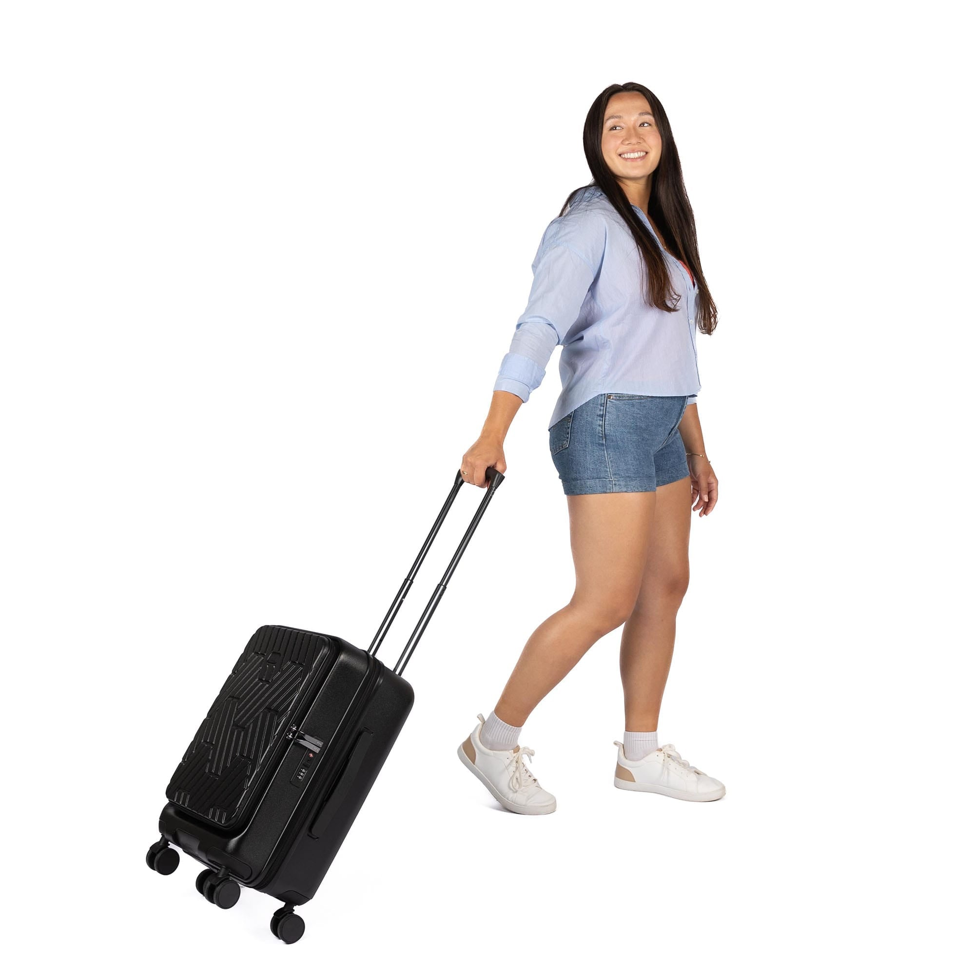 Box Truck Hard Sided Wheelie Carry-On - - 24417_Boxtruck_CarryOn_Black_Proportion_02