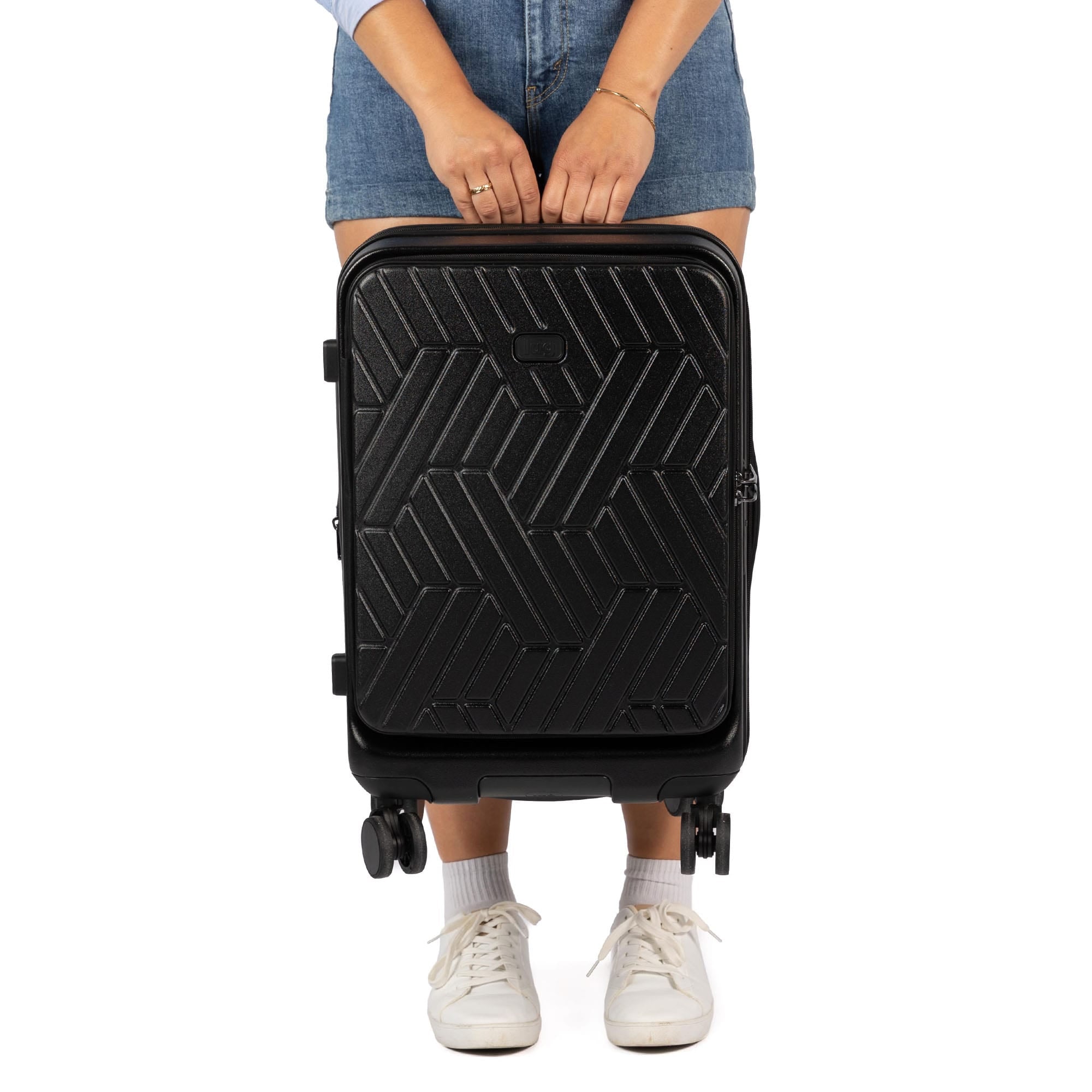 Box Truck Hard Sided Wheelie Carry-On - - 24417_Boxtruck_CarryOn_Black_Proportion_03