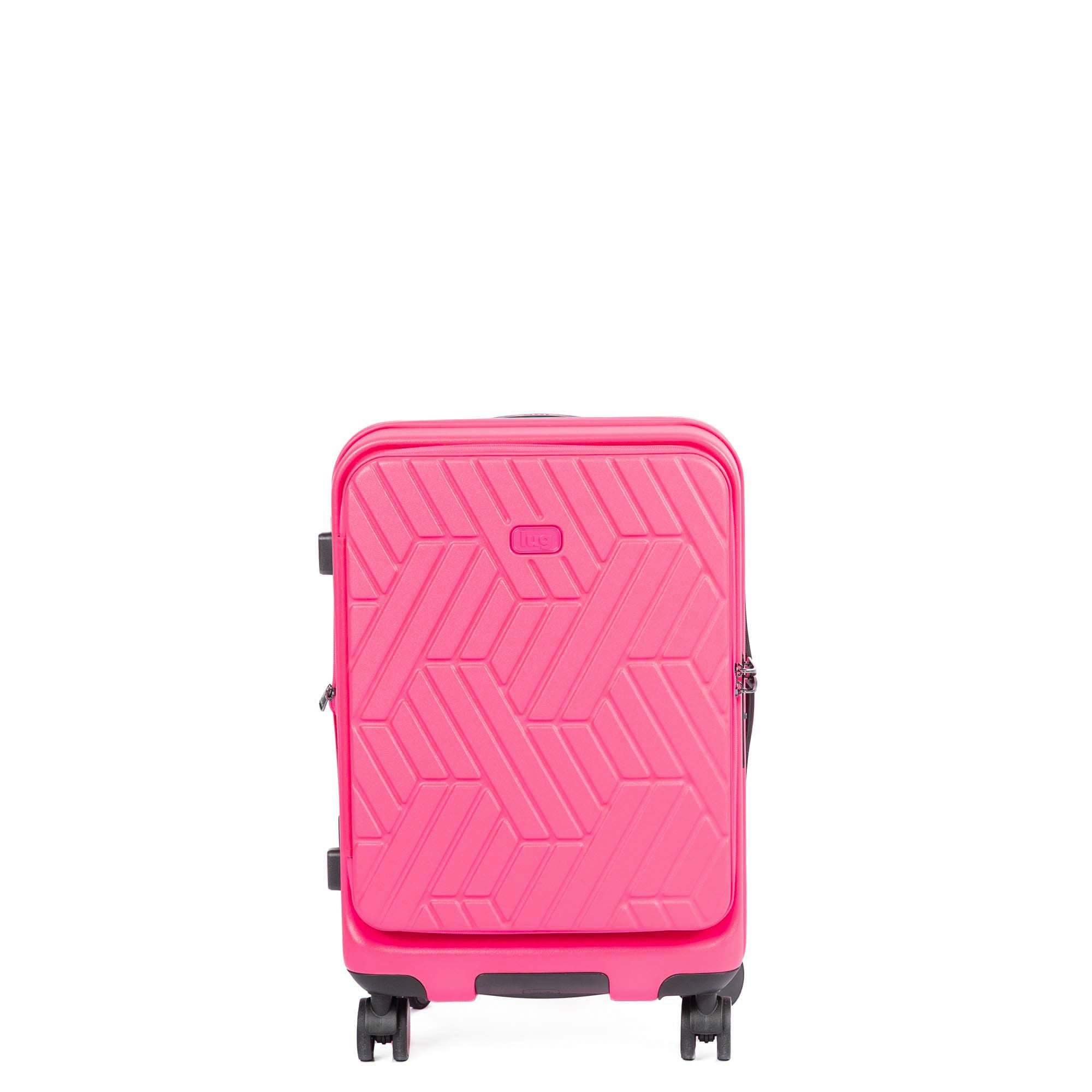 Box Truck Hard Sided Wheelie Carry-On - - 24418_Boxtruck_CarryOn_Magenta_Angle_01