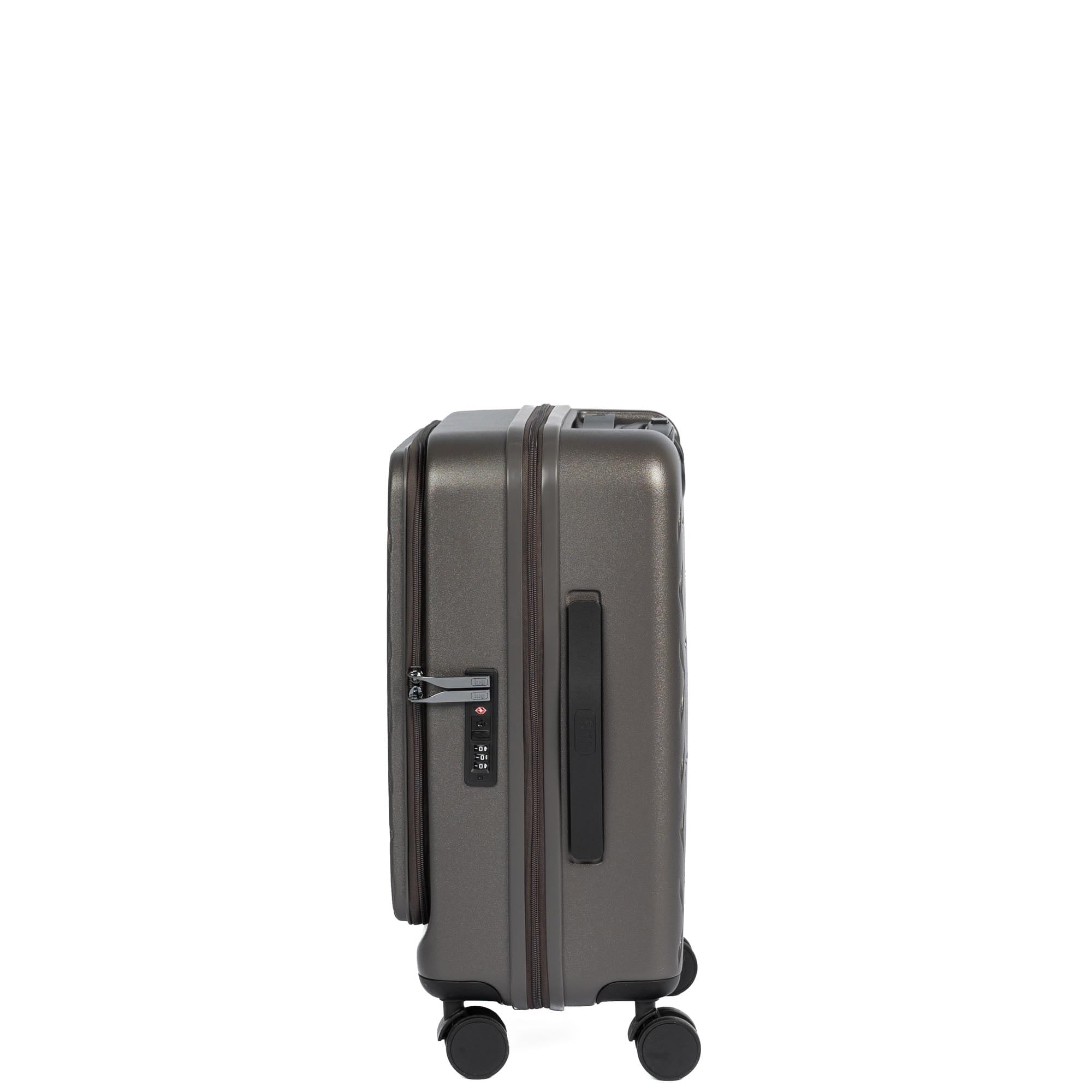 Box Truck Hard Sided Wheelie Carry-On - GUNMETAL GREY - 24421_Boxtruck_CarryOn_Gunmetal_Angle_06