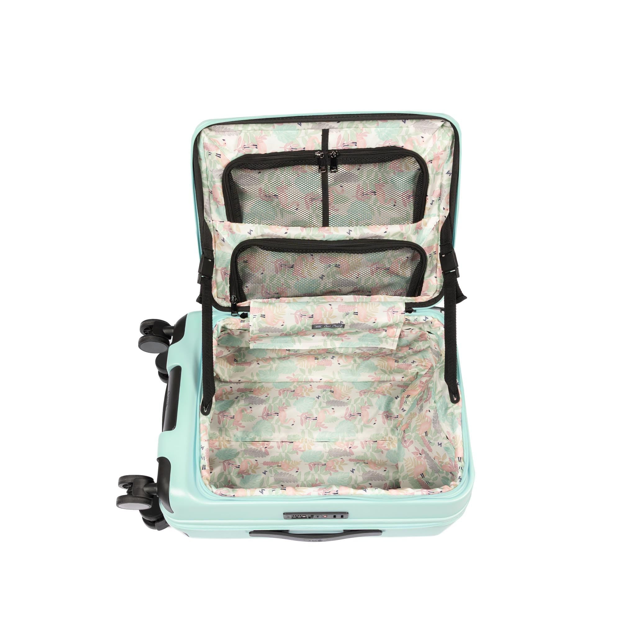 Box Truck Hard Sided Wheelie Carry-On - AQUAMARINE - 24422_Boxtruck_CarryOn_Aquamarine_Angle_08