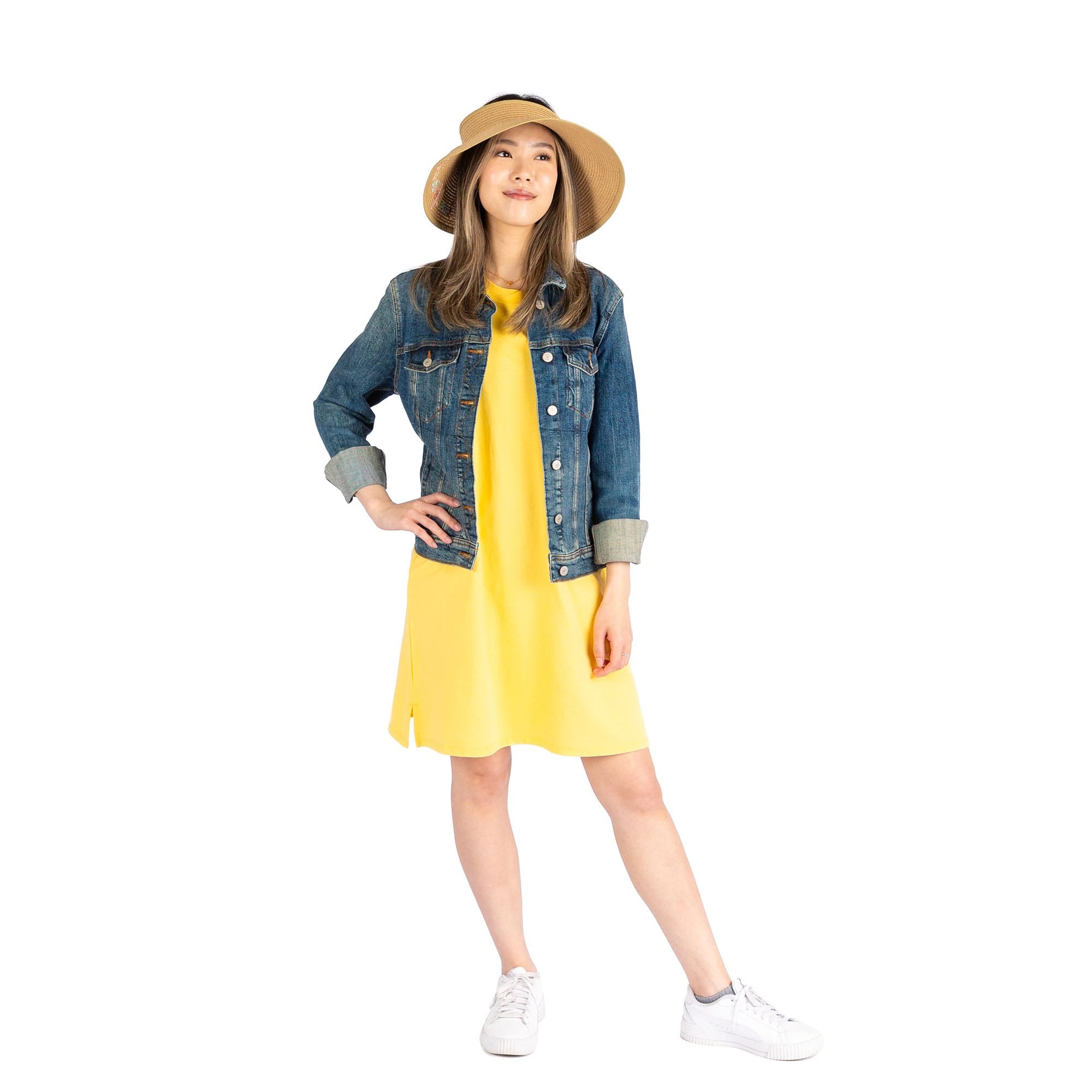 Bimini Sun Visor - NAVY - 24450_Bimini_SunHat_Natural_Proportion_01