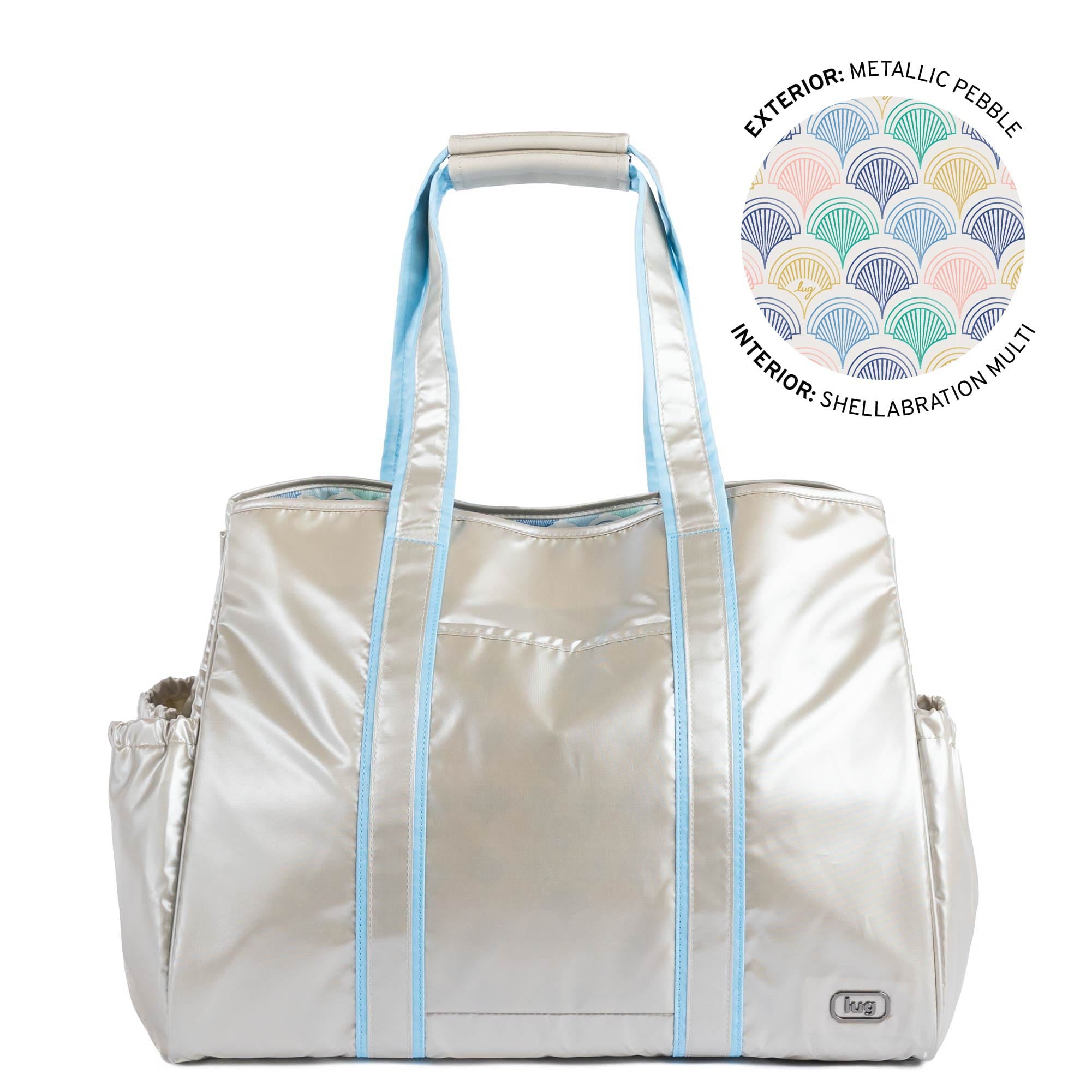 Rover X-Large Carry-All Tote - METALLIC PEBBLE - 24529_RoverXL_MetallicPebble_Angle_01