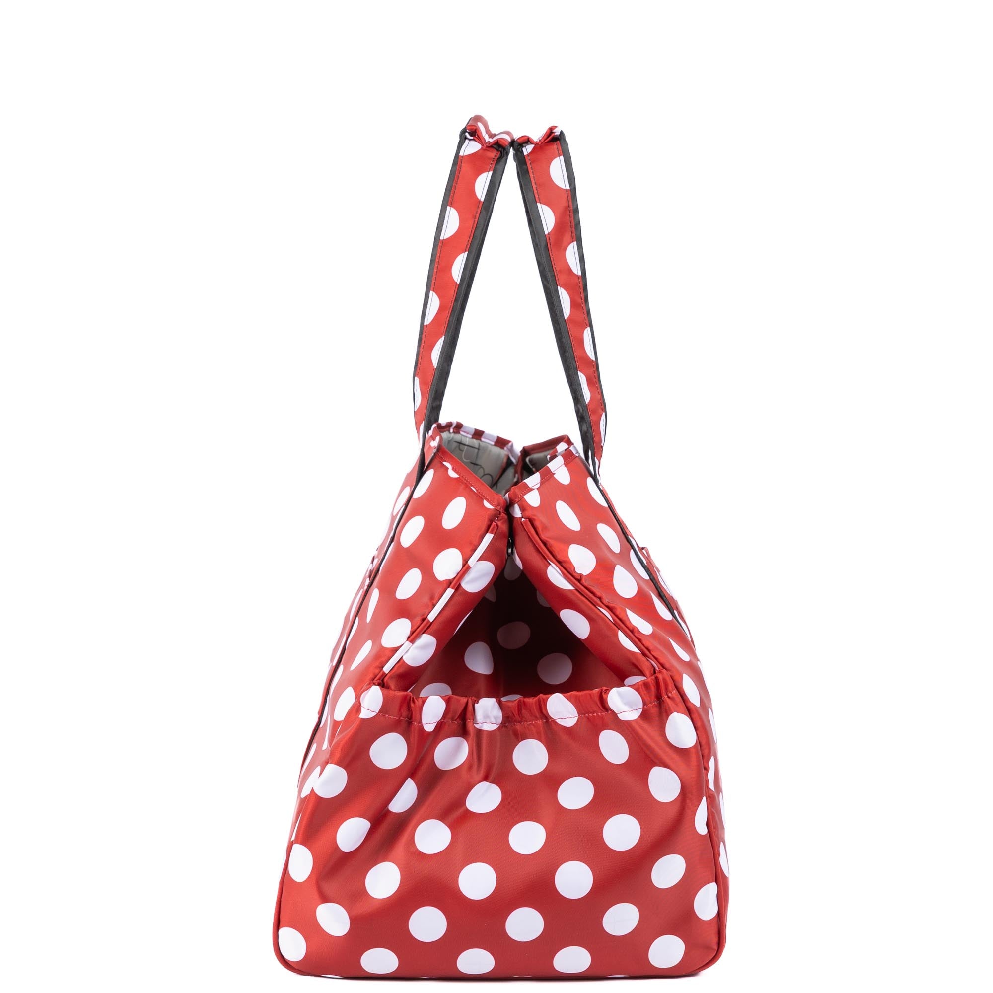 Rover X-Large Carry-All Tote - CRIMSON LARGE DOT 2 - 24532_RoverXL_CrimsonLGDot_Angle_03