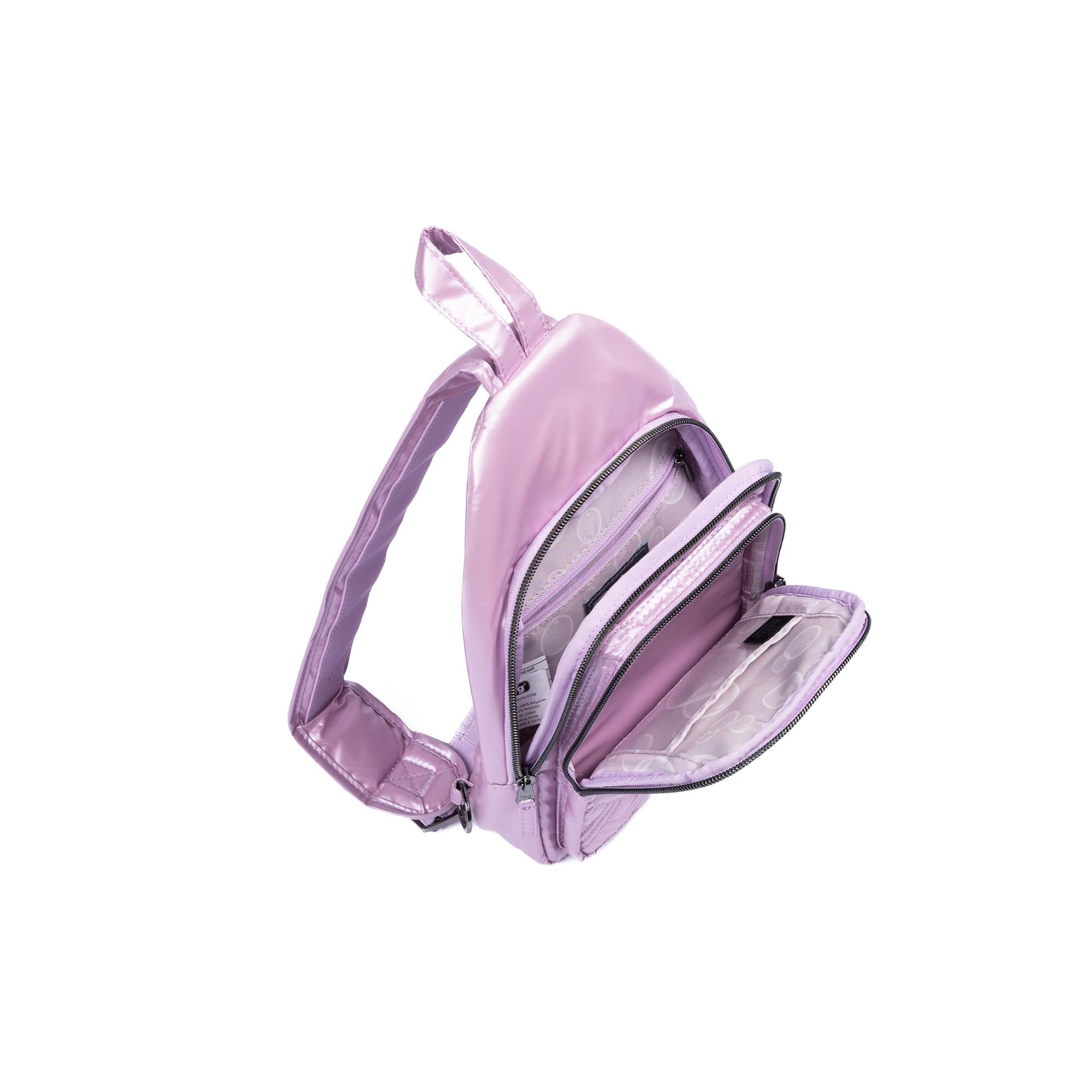 Scurry Sling Bag - METALLIC BUBBLE PURPLE - 24534_Scurry_MetallicBubblePurple_Angle_05