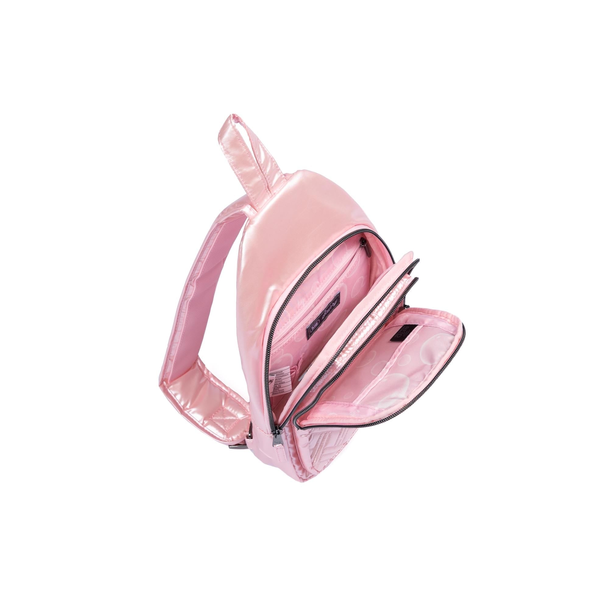 Scurry Sling Bag - METALLIC BUBBLE PINK - 24536_Scurry_MetallicBubblePink_Angle_05