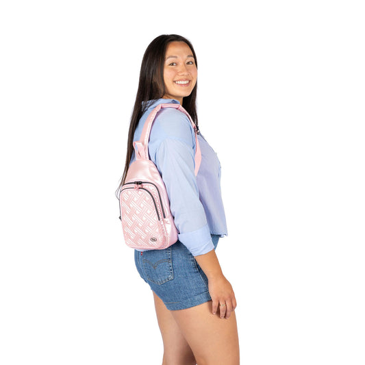 Scurry Sling Bag - - 24536_Scurry_MetallicBubblePink_Proportion_01