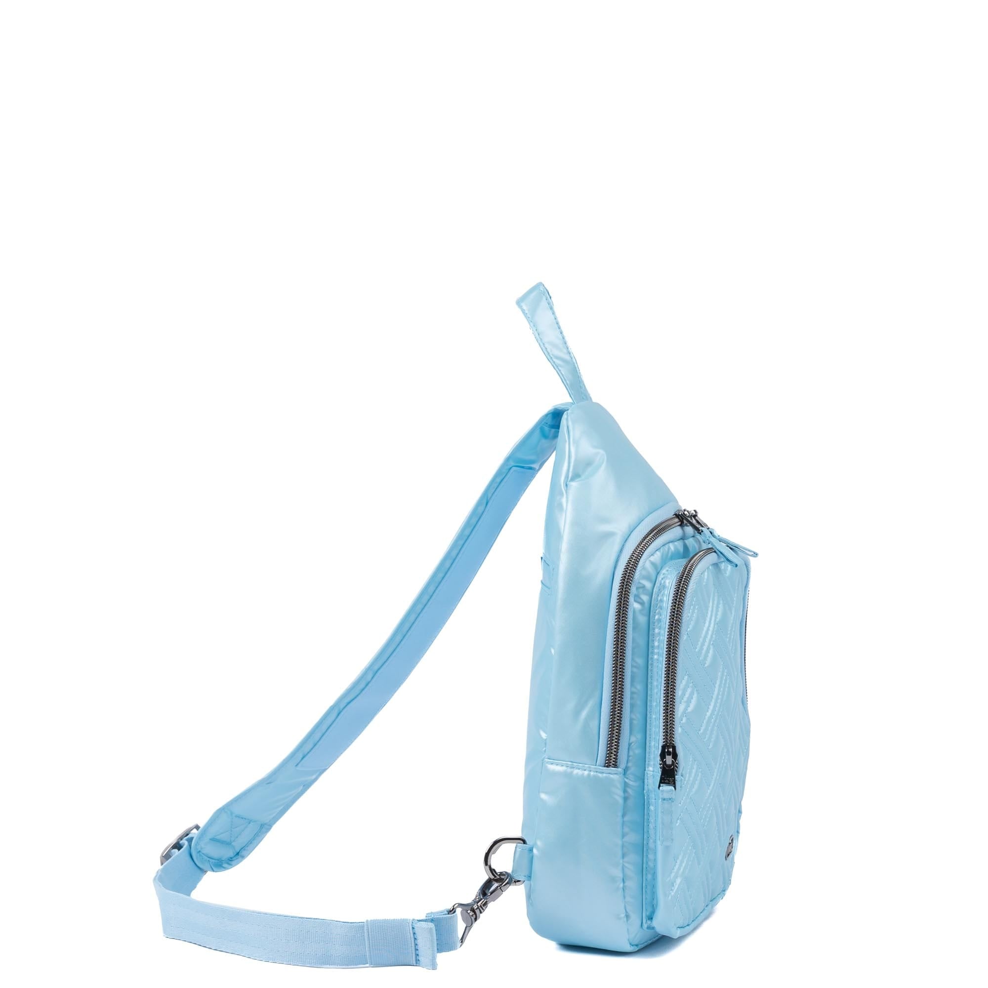 Scurry Sling Bag - METALLIC BUBBLE BLUE - 24537_Scurry_MetallicBubbleBlue_Angle_02