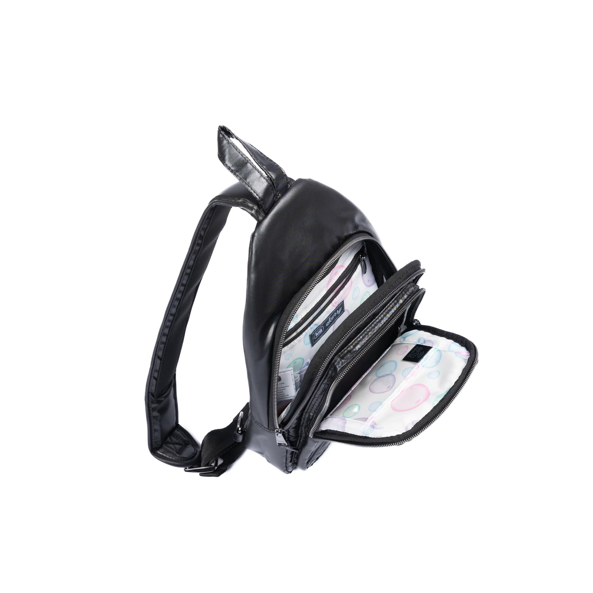Scurry Sling Bag - METALLIC BLACK - 24539_Scurry_MetallicBlack_Angle_05