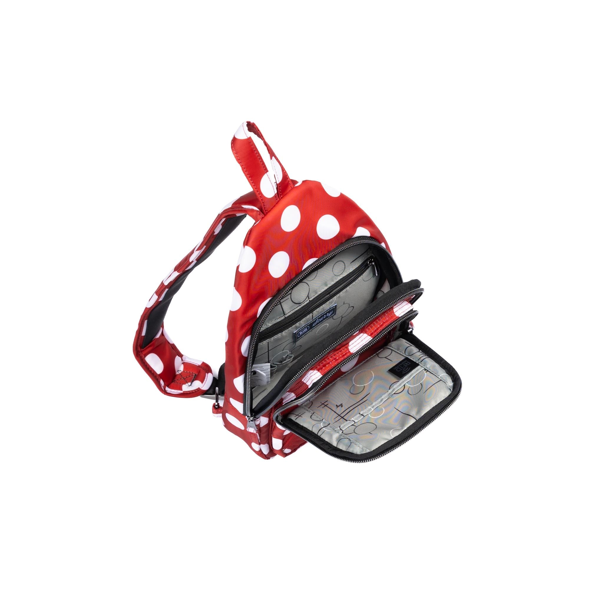 Scurry Sling Bag - CRIMSON LARGE DOT - 24540_Scurry_CrimsonLGDot_Angle_05
