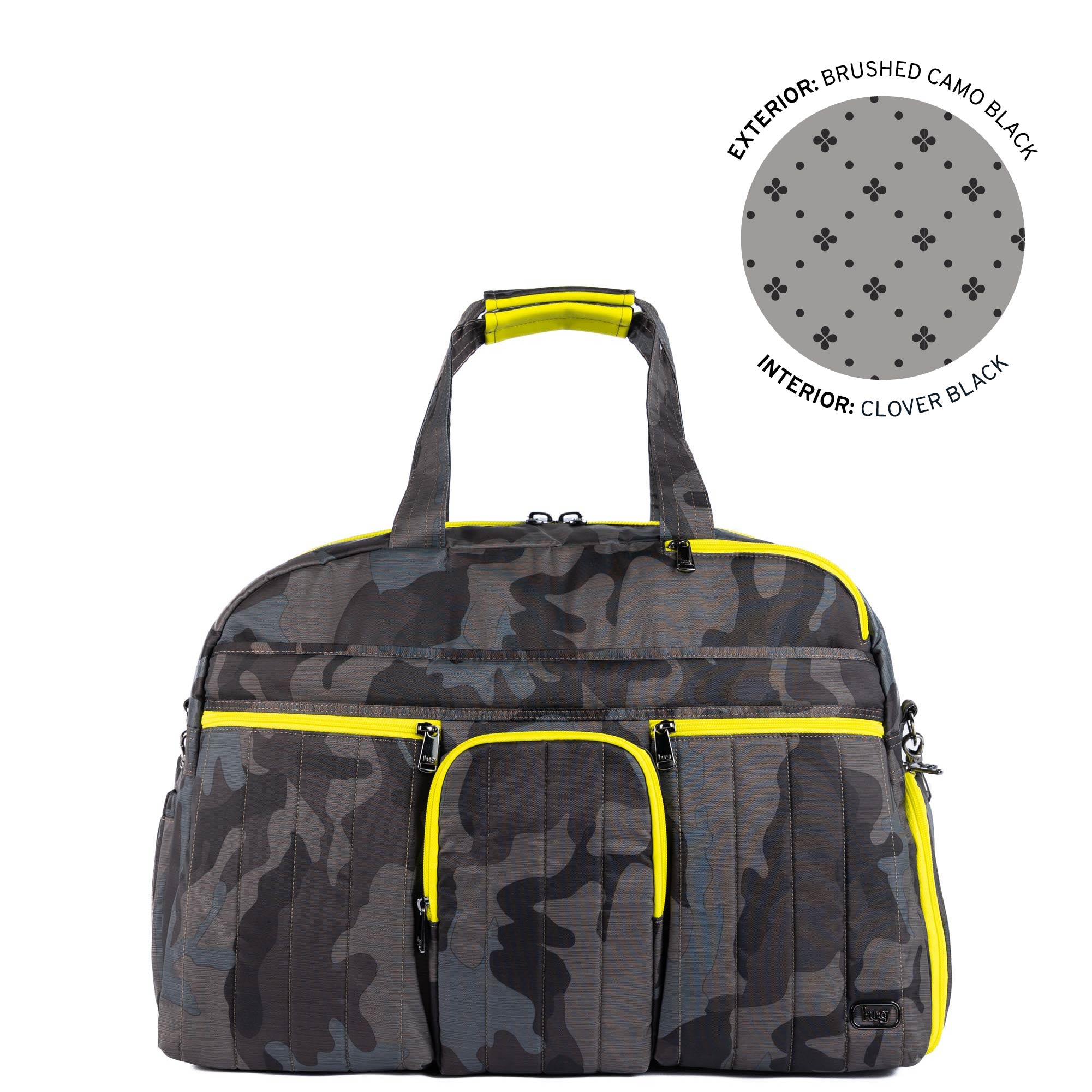Legacy Collection Shuttlebus Duffel - BRUSHED CAMO BLACK - 24544_LegacyShuttlebus_BrushedCamoBlack_Angle_01