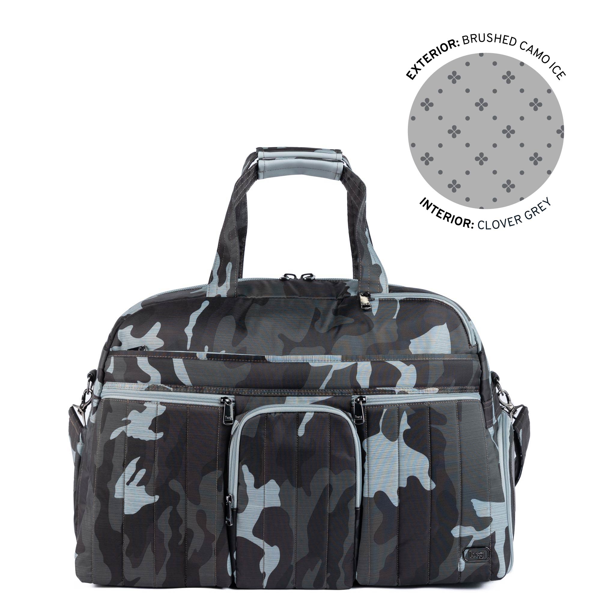Legacy Collection Shuttlebus Duffel - BRUSHED CAMO ICE - 24545_LegacyShuttlebus_BrushedCamoIce_Angle_01