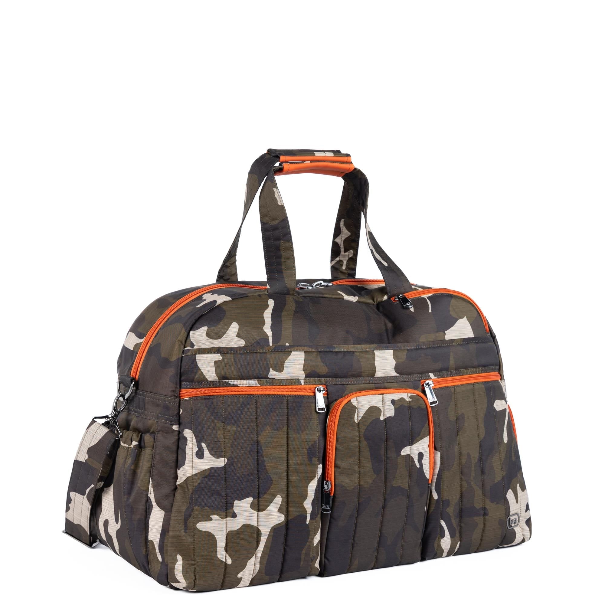 Legacy Collection Shuttlebus Duffel - BRUSHED CAMO OLIVE - 24546_LegacyShuttlebus_BrushedCamoOlive_Angle_02
