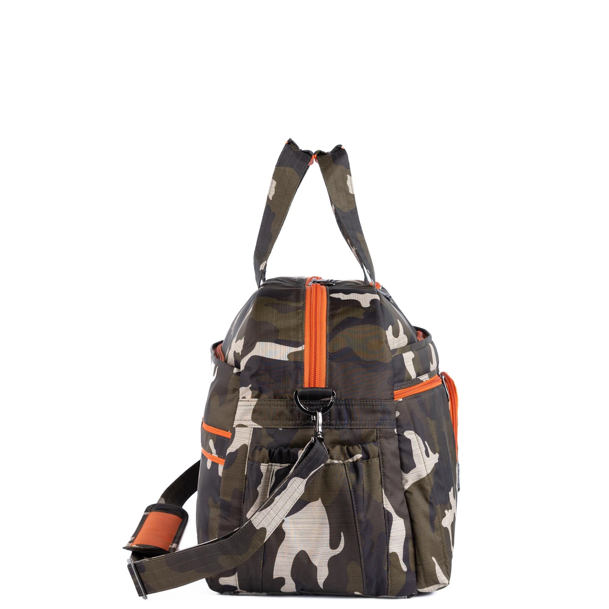 Legacy Collection Shuttlebus Duffel - BRUSHED CAMO OLIVE - 24546_LegacyShuttlebus_BrushedCamoOlive_Angle_03