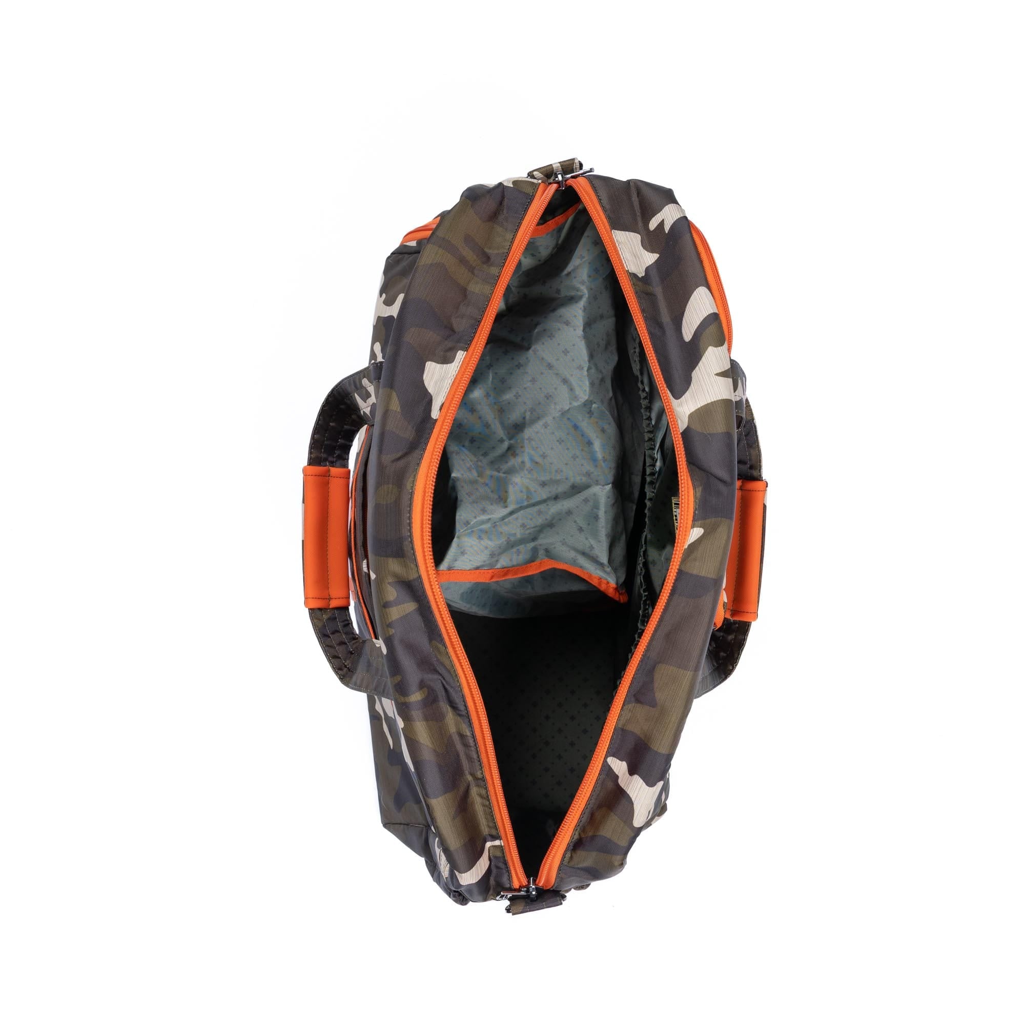 Legacy Collection Shuttlebus Duffel - BRUSHED CAMO OLIVE - 24546_LegacyShuttlebus_BrushedCamoOlive_Angle_05