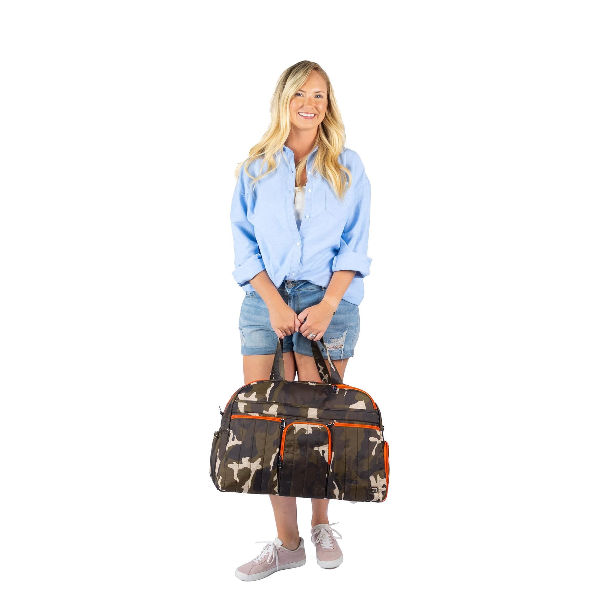 Legacy Collection Shuttlebus Duffel - - 24546_LegacyShuttlebus_BrushedCamoOlive_Proportion_01