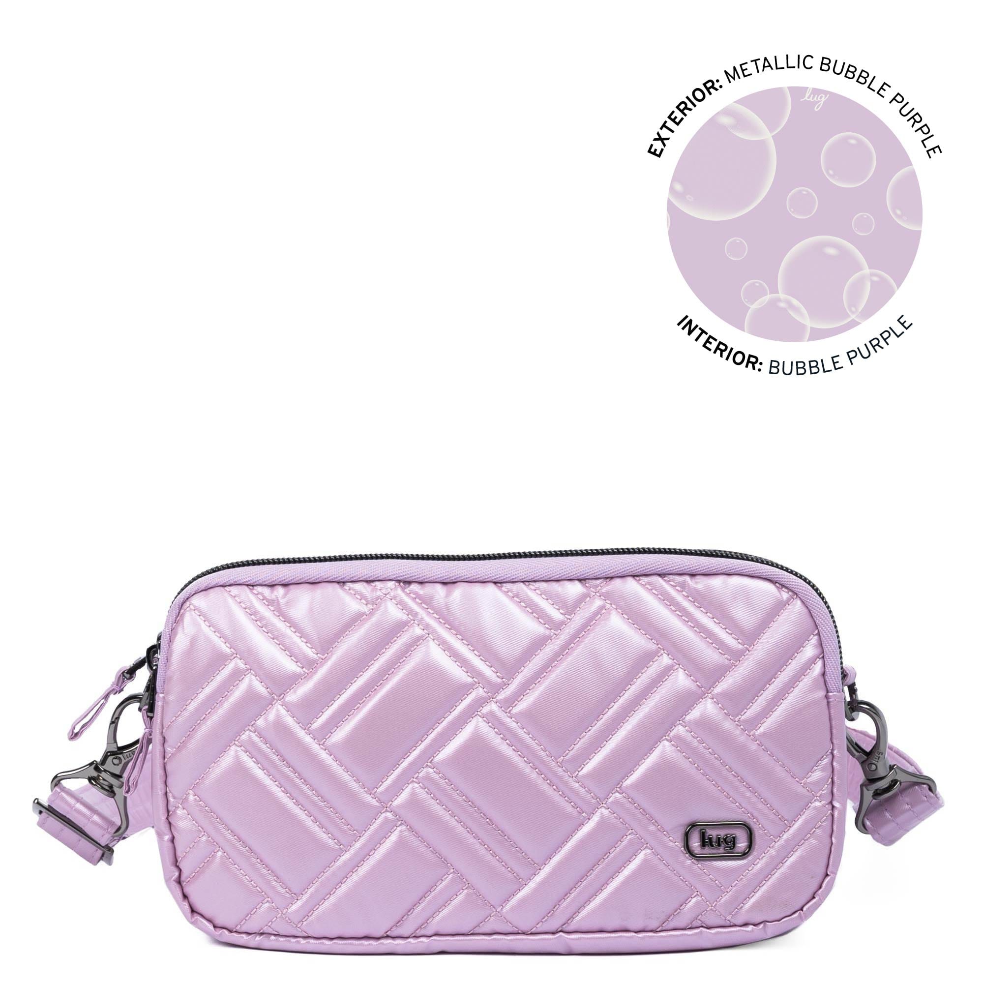 Coupe XL Plus Convertible Crossbody Bag - METALLIC BUBBLE PURPLE - 24549_CoupeXLPlus_MetallicBubblePurple_Angle_01