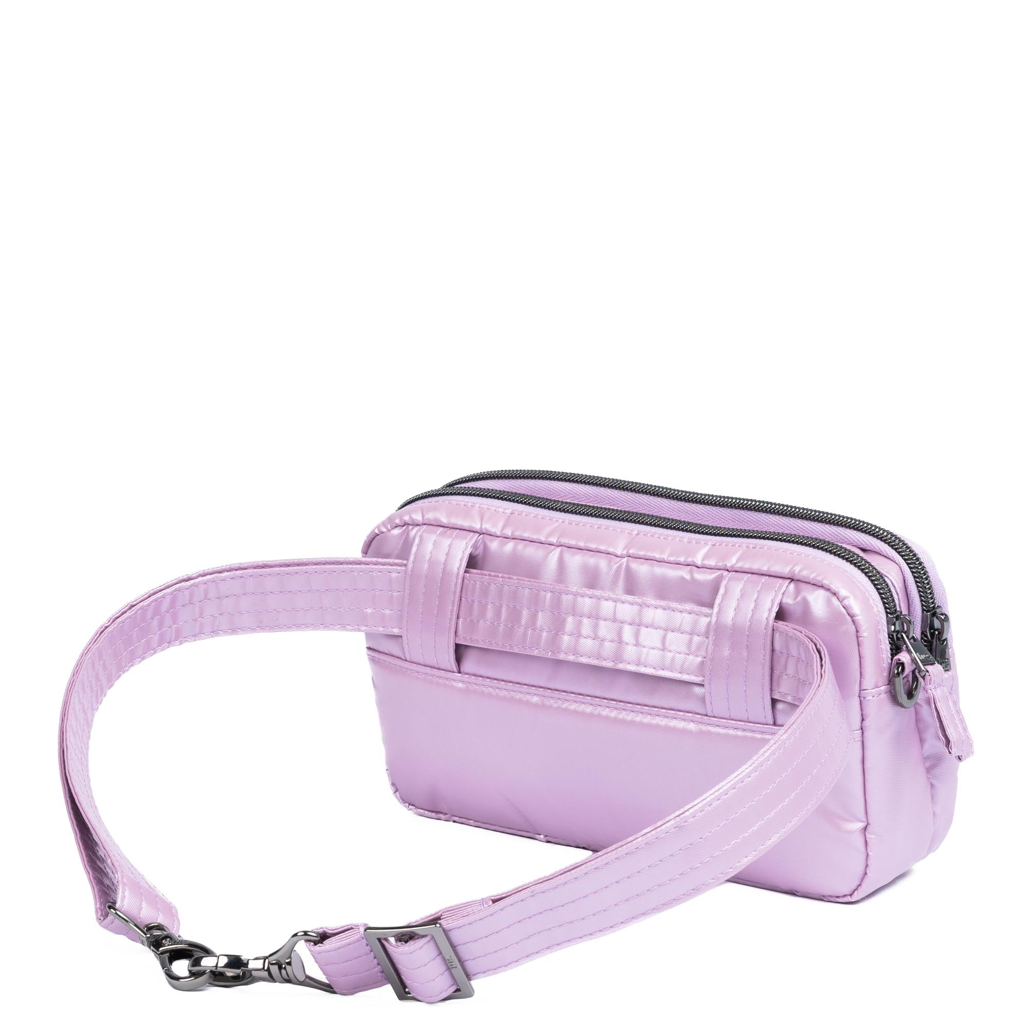 Coupe XL Plus Convertible Crossbody Bag - METALLIC BUBBLE PURPLE - 24549_CoupeXLPlus_MetallicBubblePurple_Angle_04