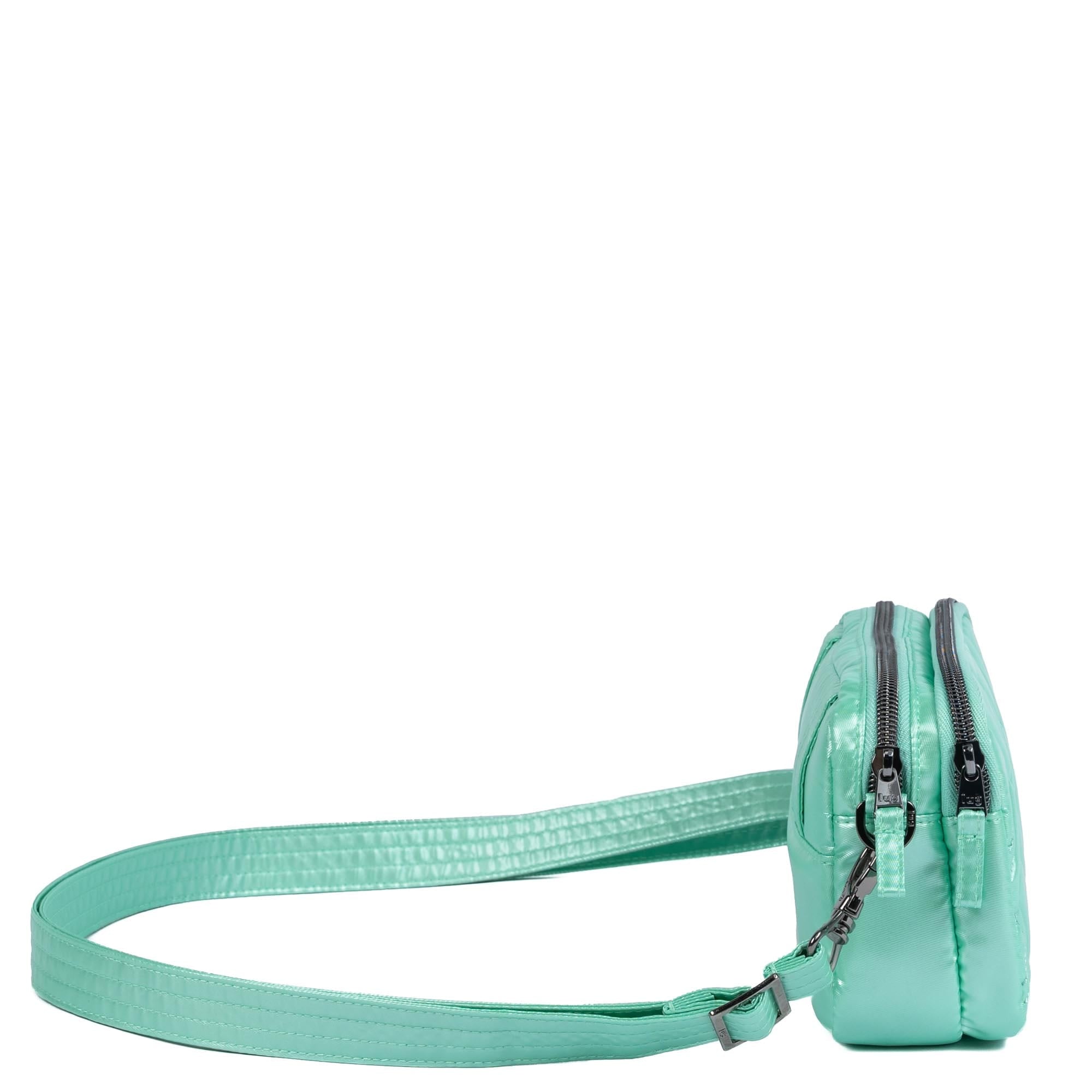 Coupe XL Plus Convertible Crossbody Bag - METALLIC BUBBLE MINT - 24550_CoupeXLPlus_MetallicBubbleMint_Angle_03