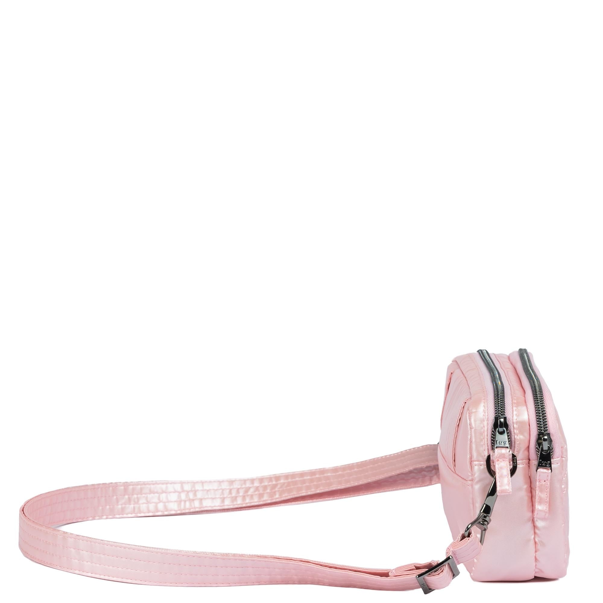 Coupe XL Plus Convertible Crossbody Bag - METALLIC BUBBLE PINK - 24551_CoupeXLPlus_MetallicBubblePink_Angle_03