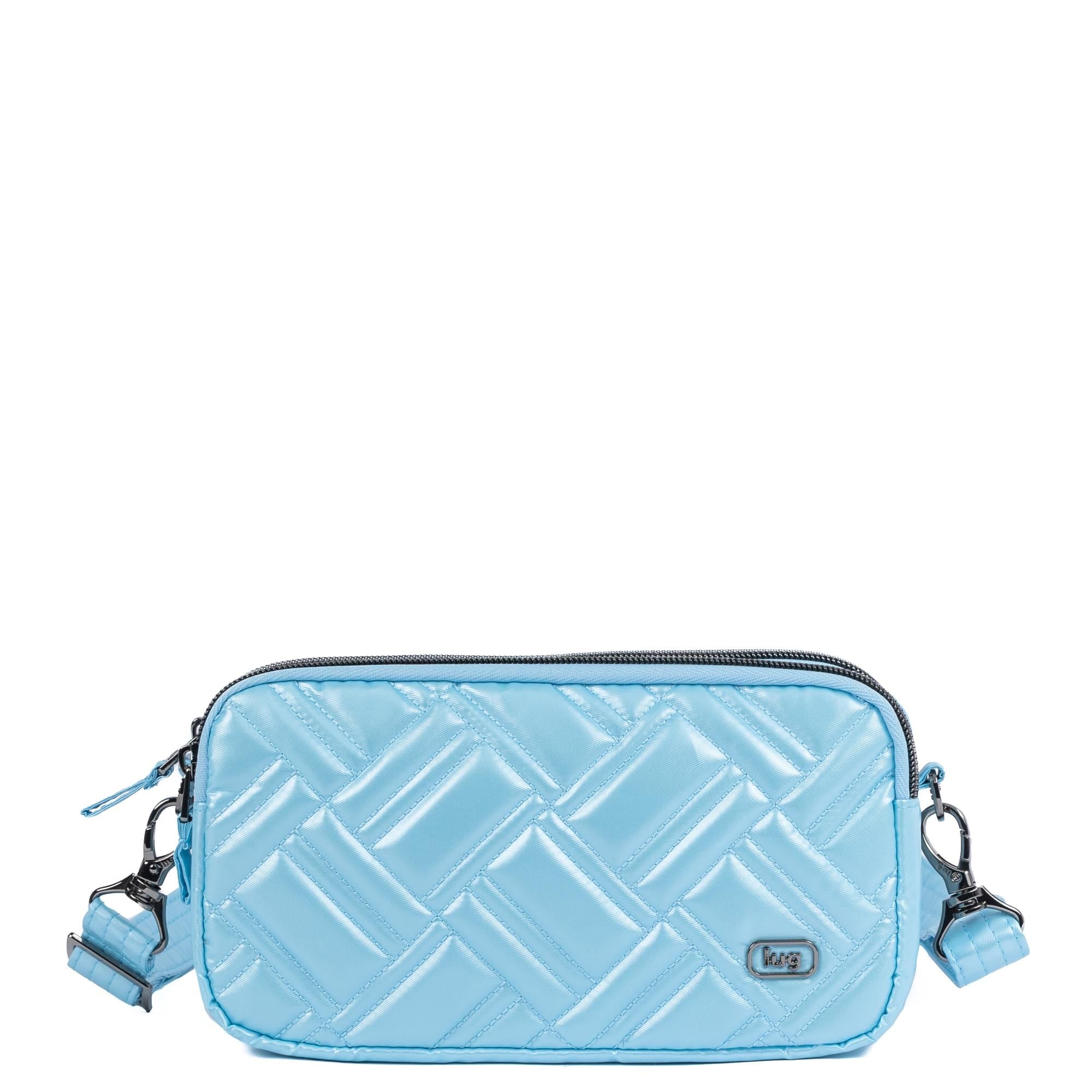 Coupe XL Plus Convertible Crossbody Bag - - 24552_CoupeXLPlus_MetallicBubbleBlue_Angle_01